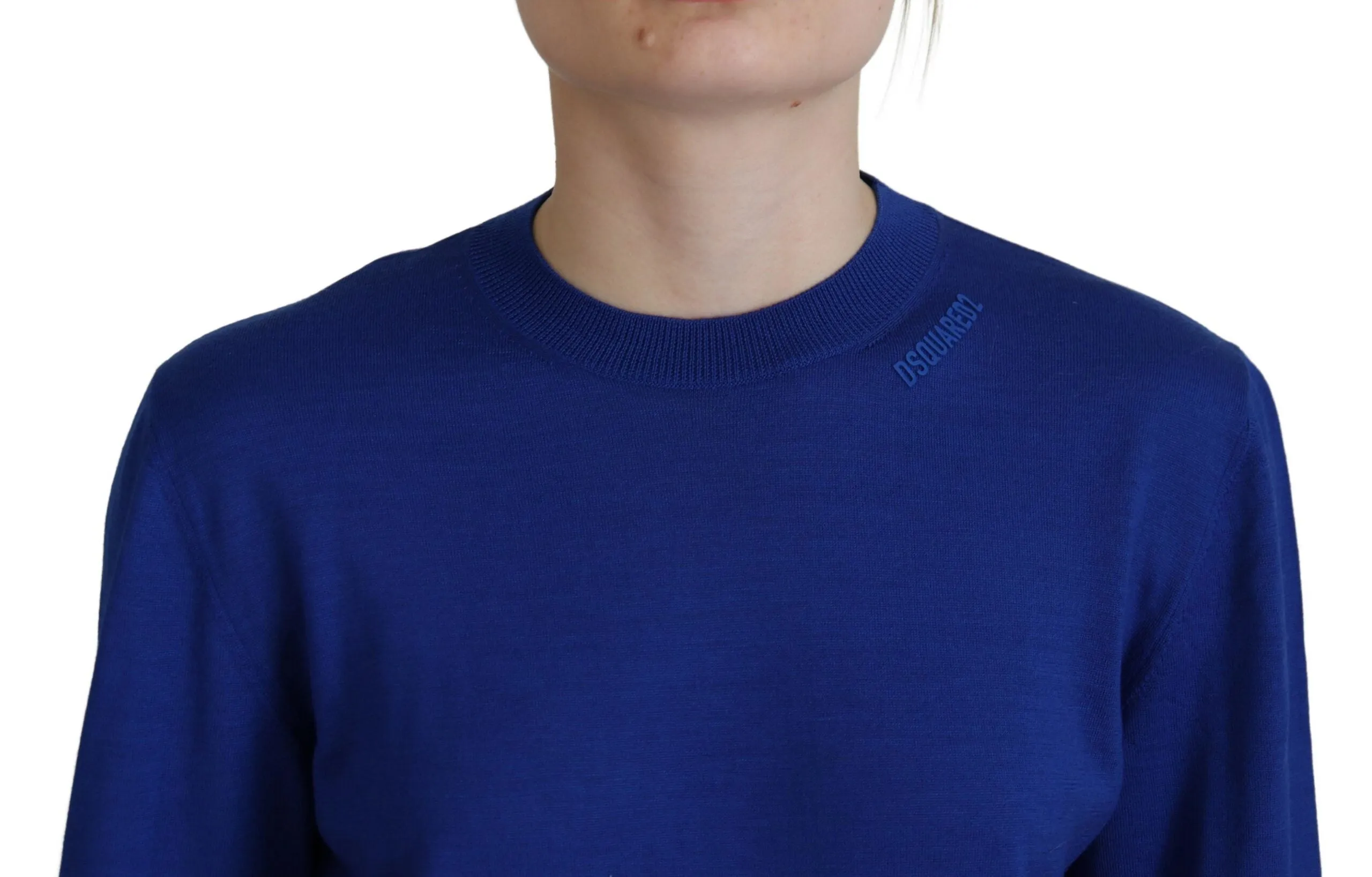Dsquared Long Sleeve Crew Neck Casual Women's Sweater (Pre-Owned)