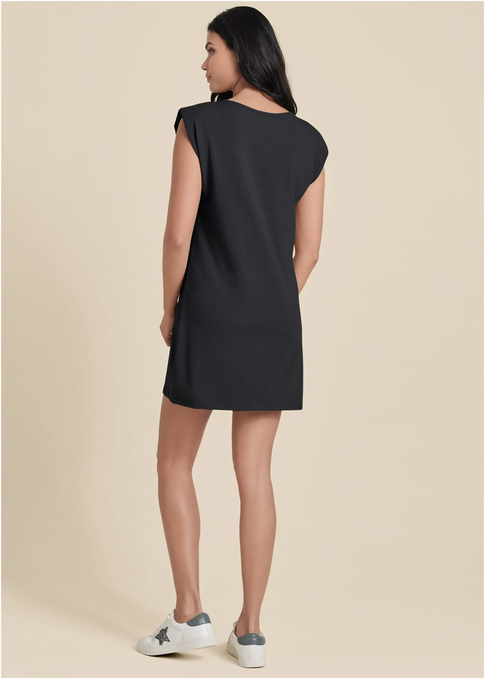 Easy Shift Dress - Black