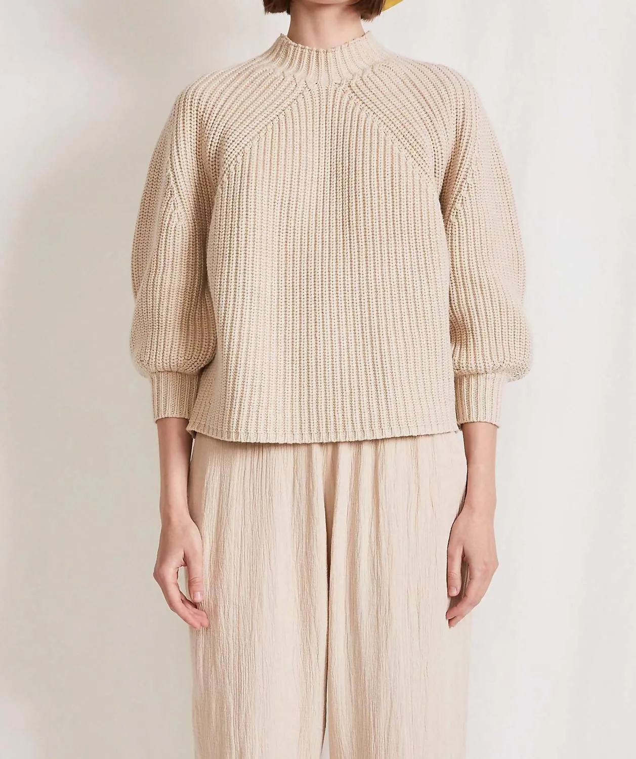 Eco Nueva Merel Sweater In Warm Sand
