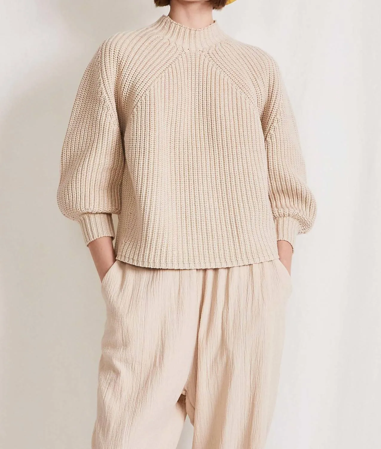 Eco Nueva Merel Sweater In Warm Sand