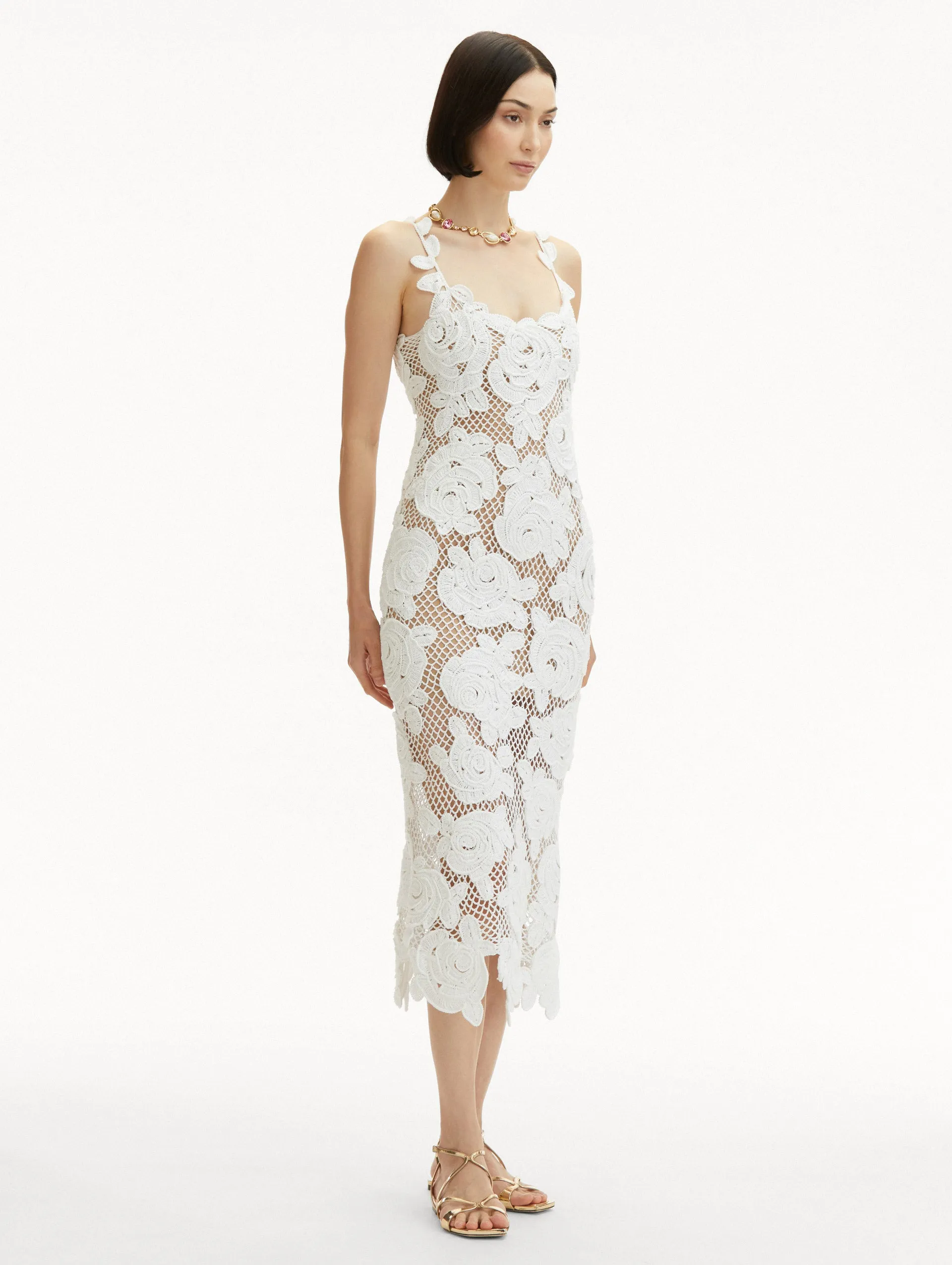 English Rose Crochet Dress