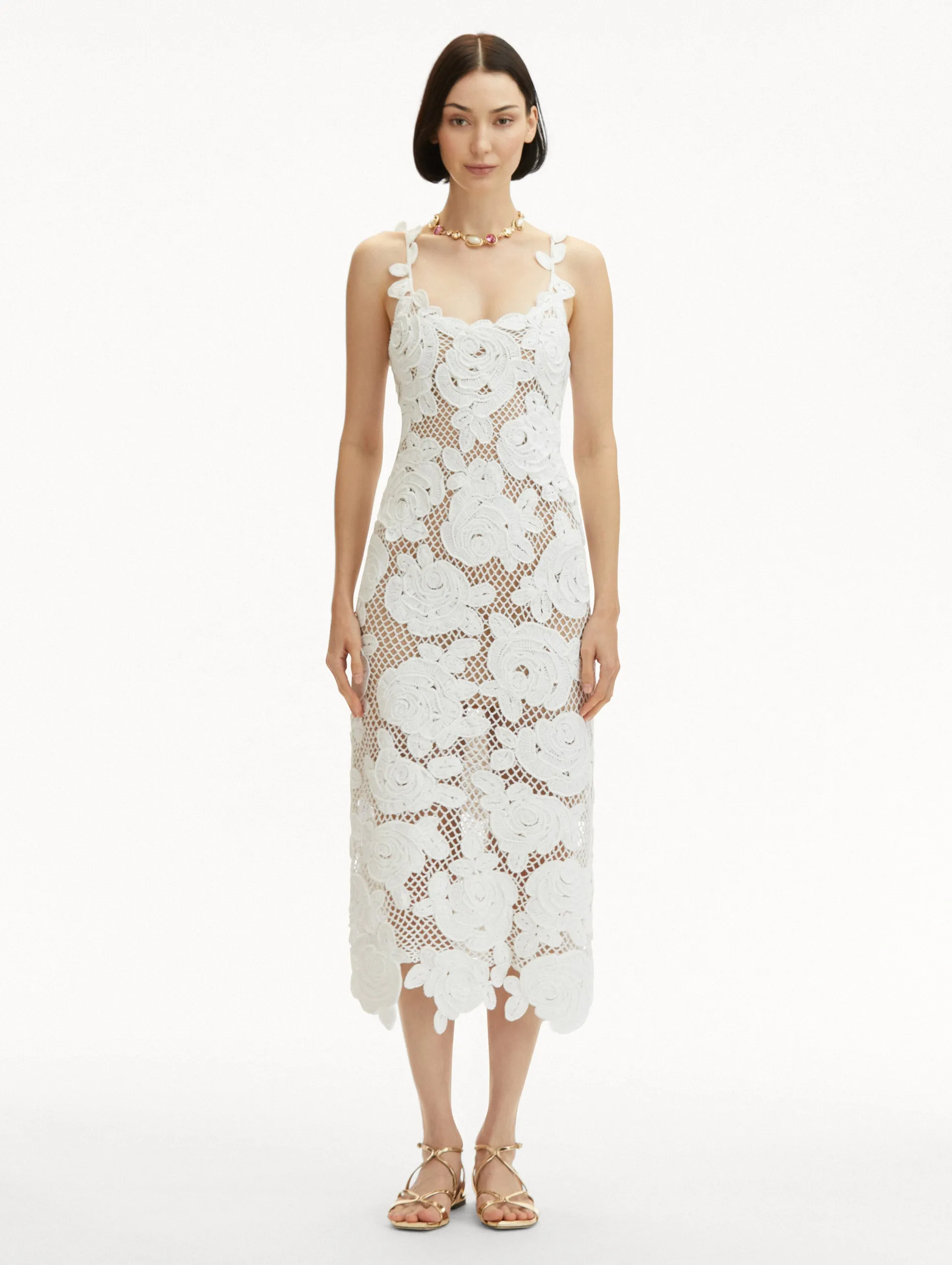 English Rose Crochet Dress
