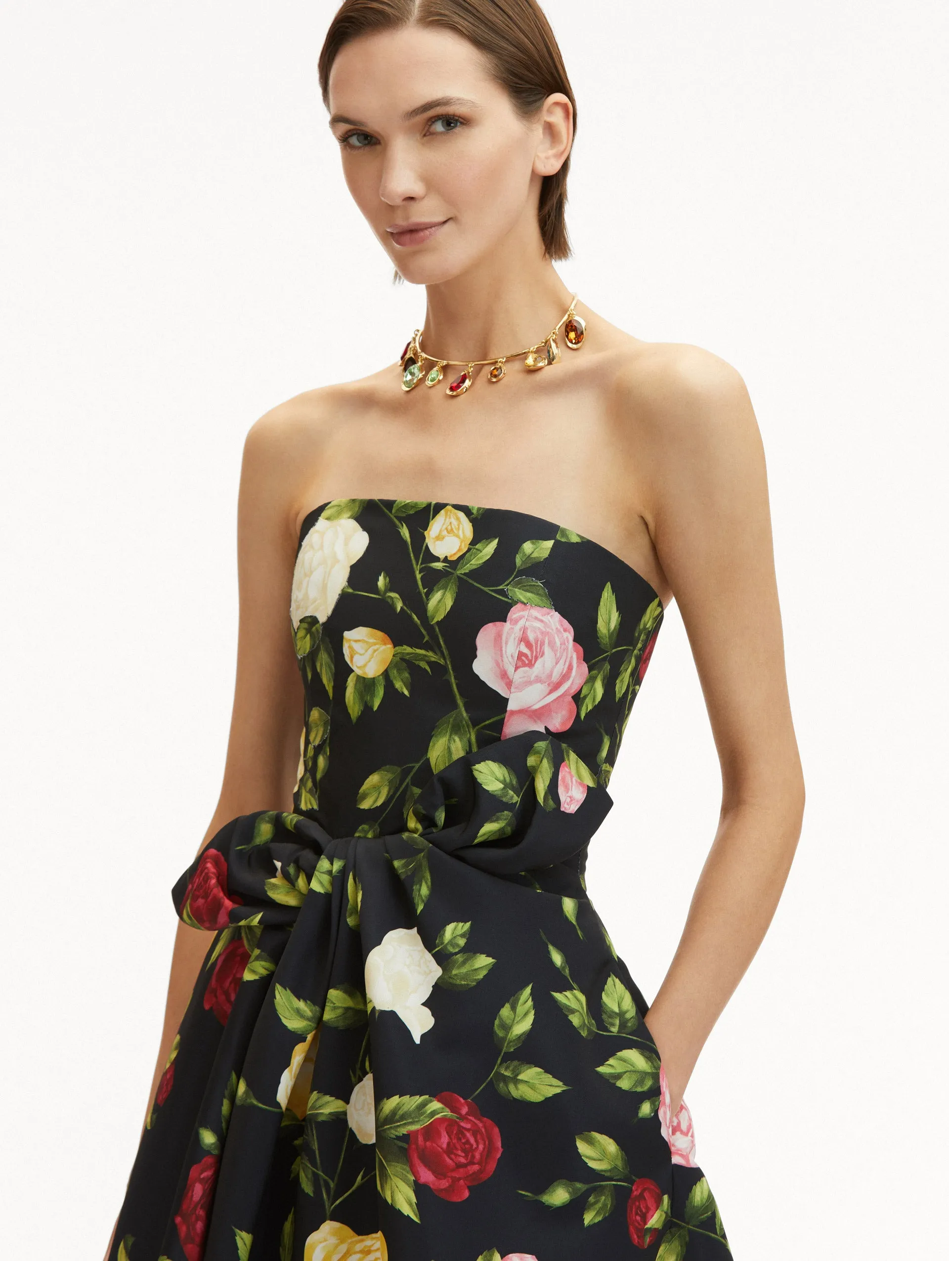 English Rose Faille Dress