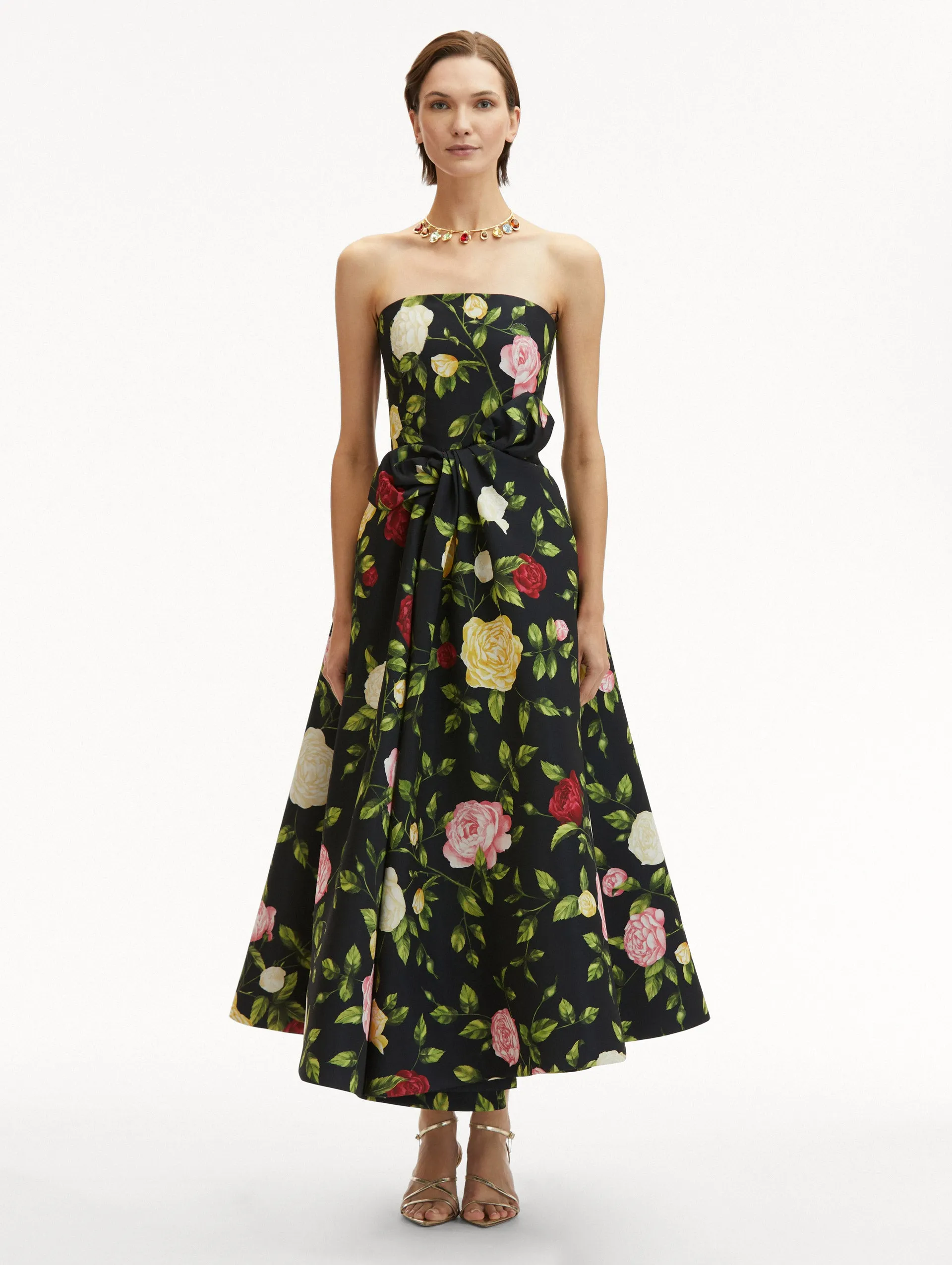 English Rose Faille Dress