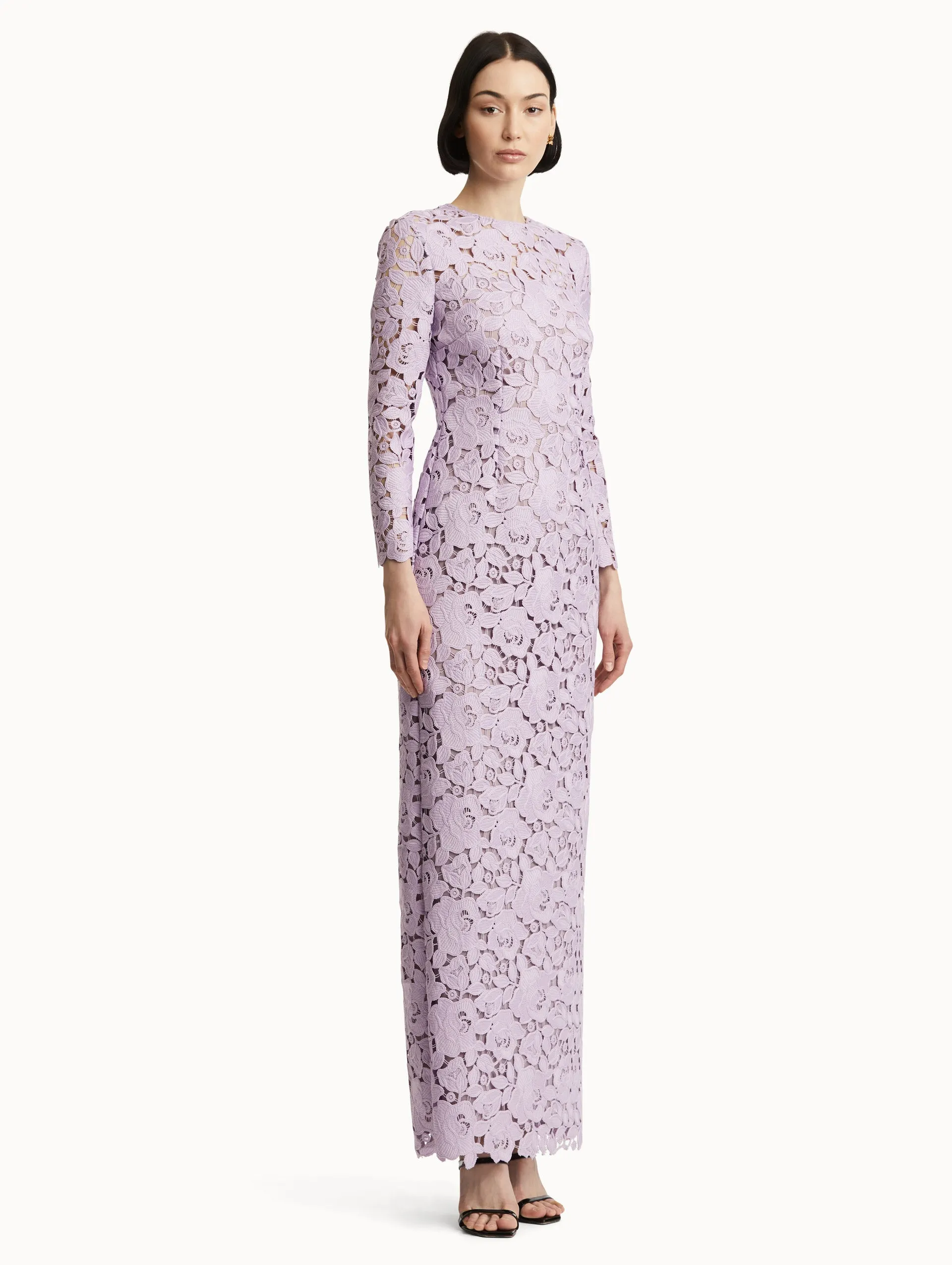 English Rose Guipure Gown
