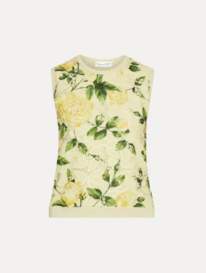 English Rose Guipure Inset Tank