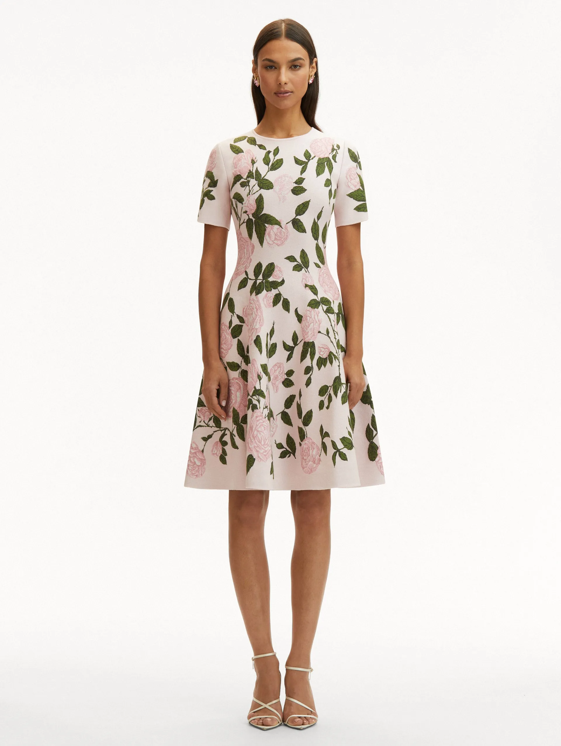 English Rose Jacquard Dress