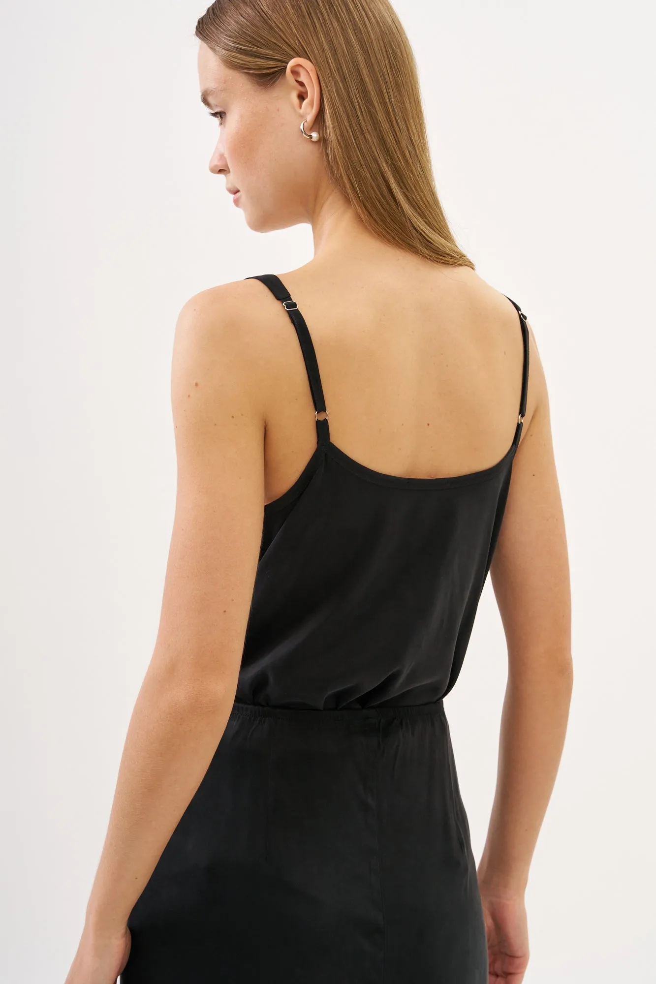 Erin Top Cupro Black