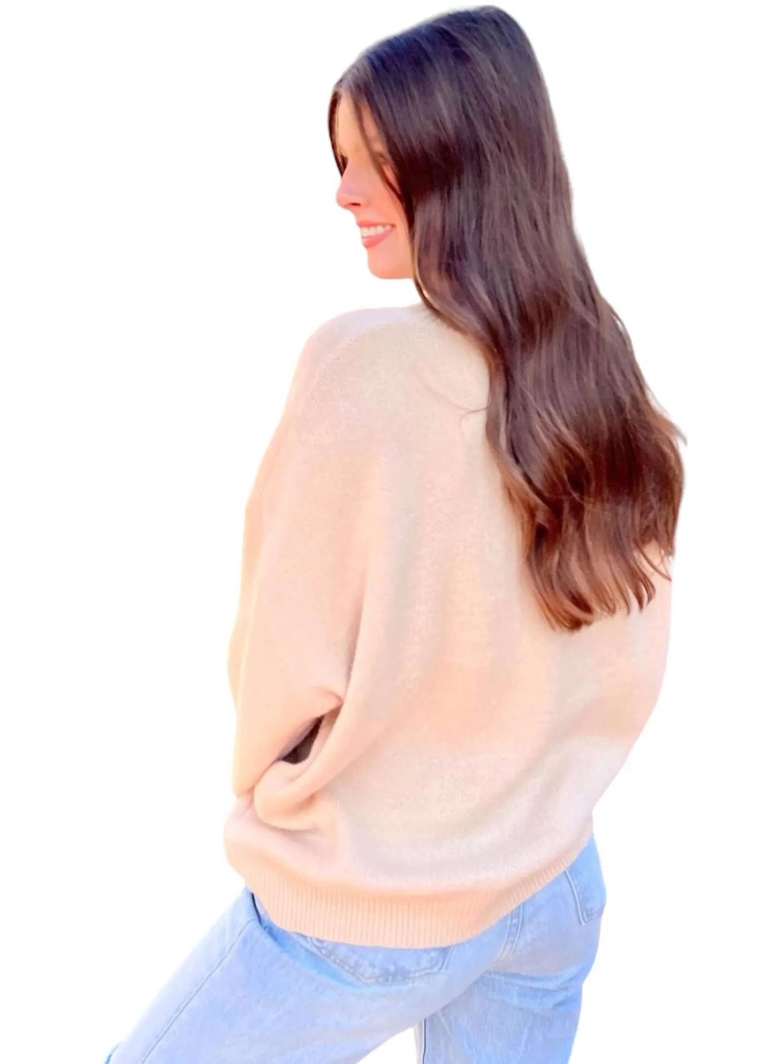 Eternal Growth Knit Pullover Sweater In Taupe