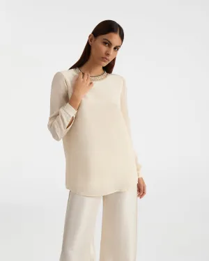 Etta Blouse with Embroidery Beads