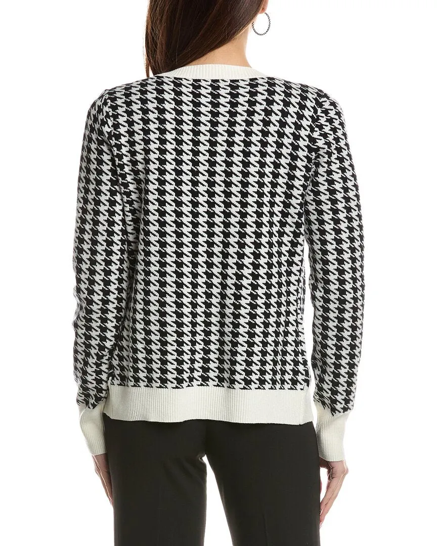 FATE Houndstooth Sweater & Cardigan Set
