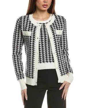 FATE Houndstooth Sweater & Cardigan Set
