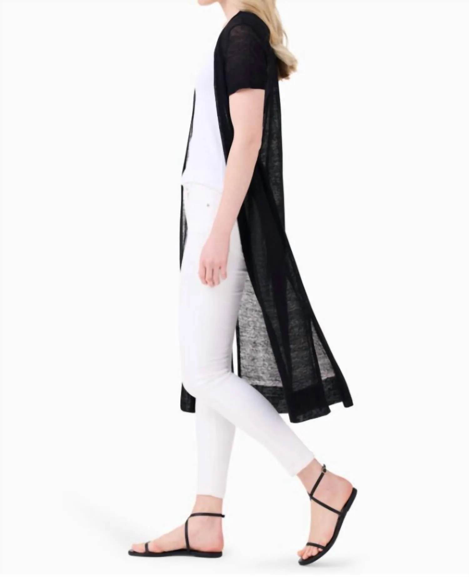Featherweight Duster In Black Onyx