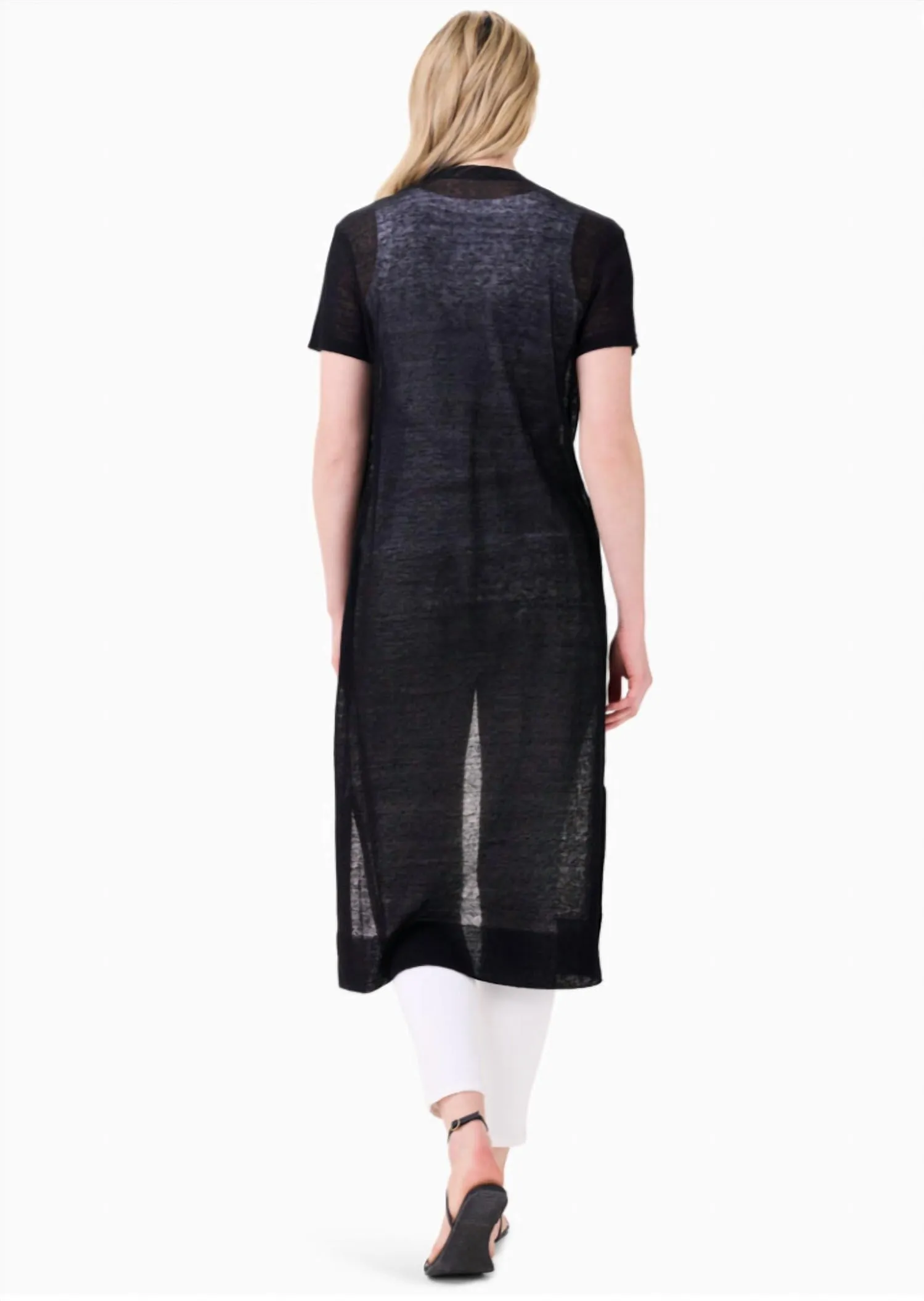 Featherweight Duster In Black Onyx