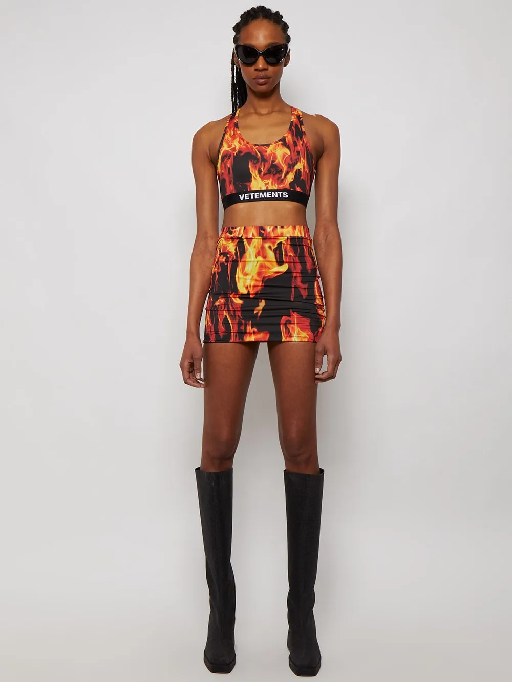 Fire Mini Skirt