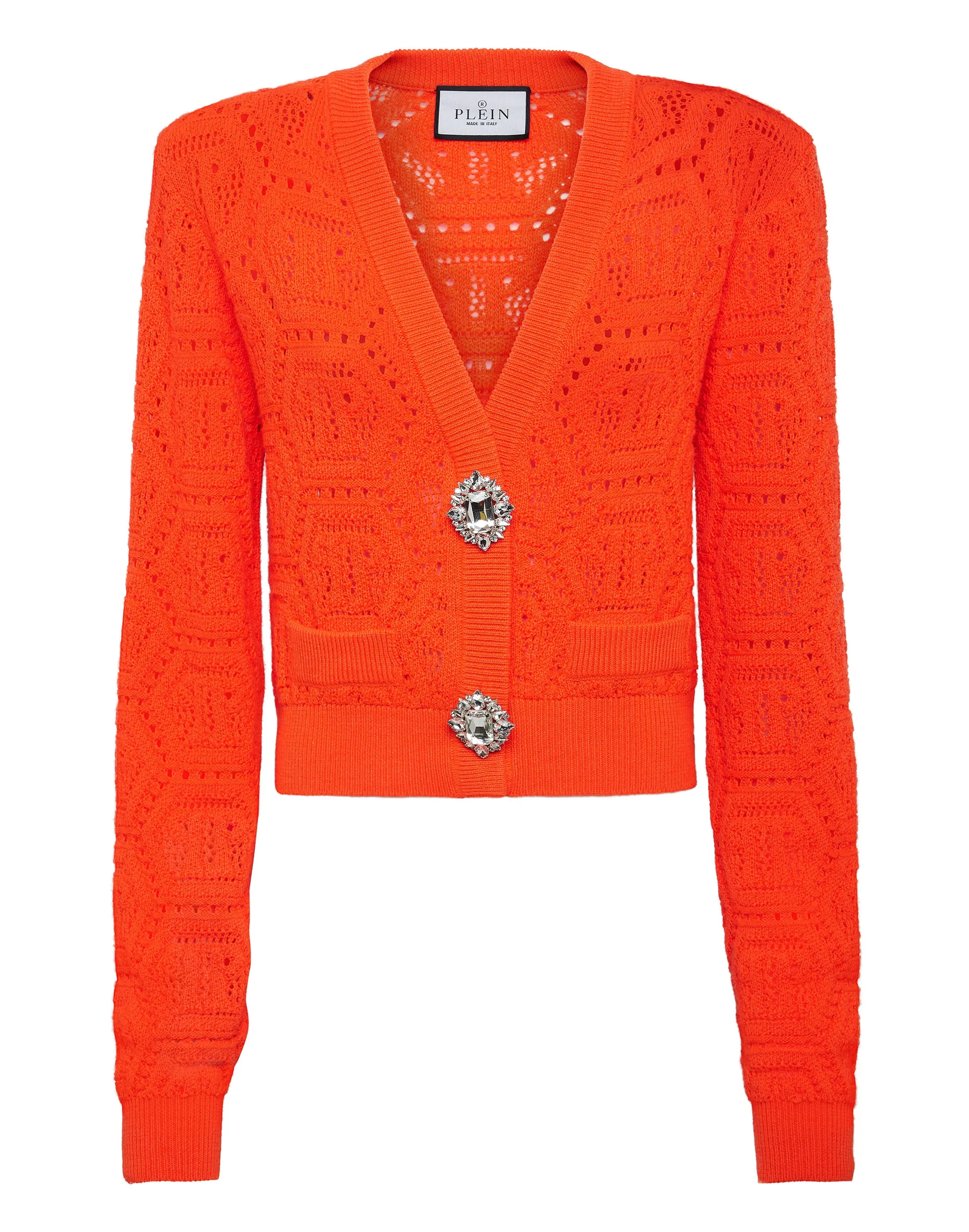 Fluo Knit Cardigan Monogram
