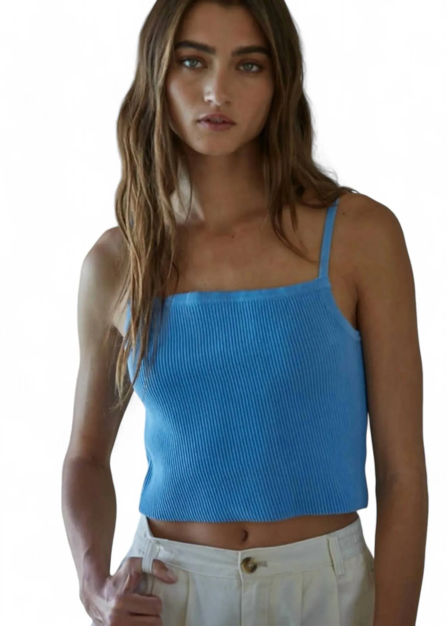 Focus On Me Sweater In Sea Blue