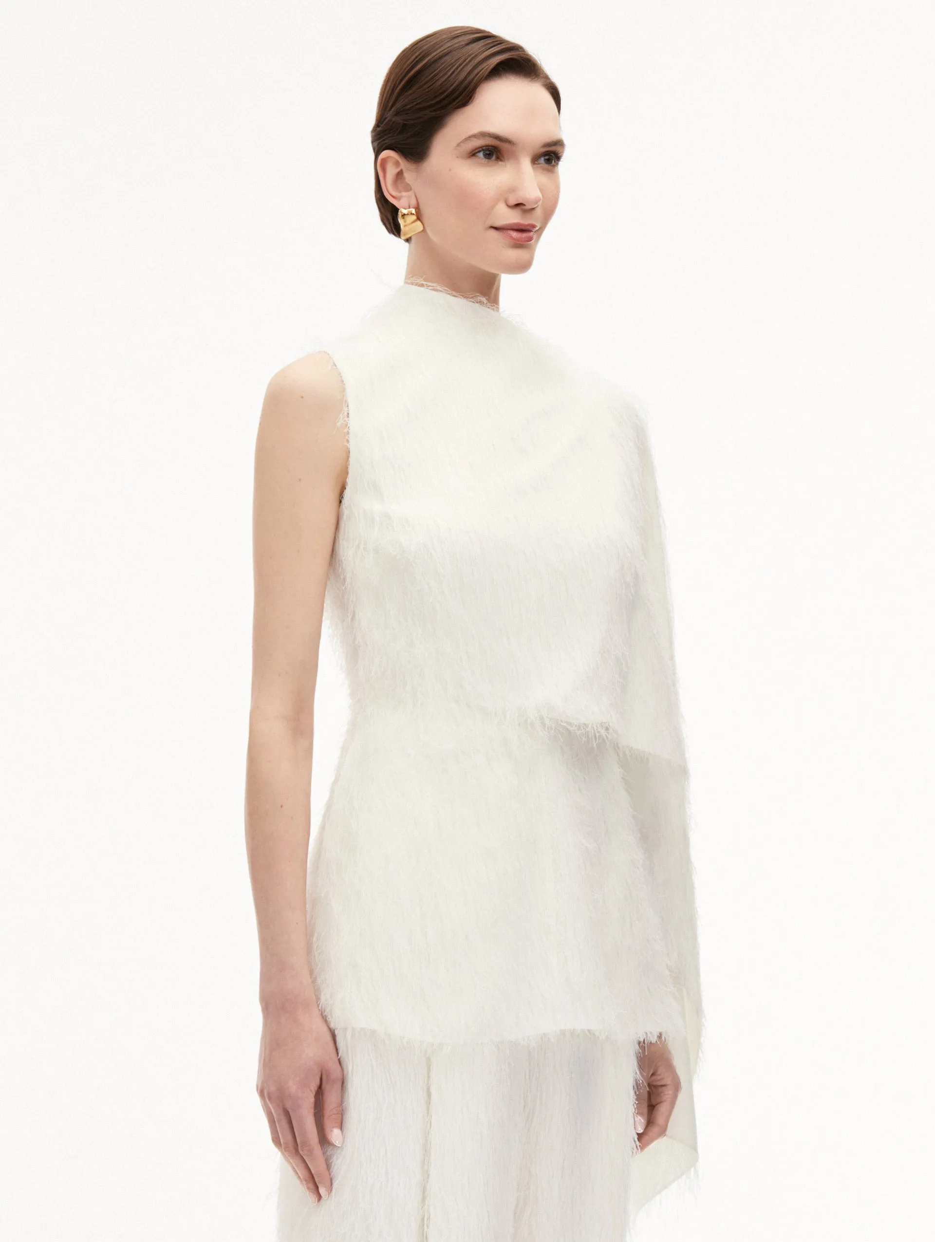 Fringe Fil Coup Blouse
