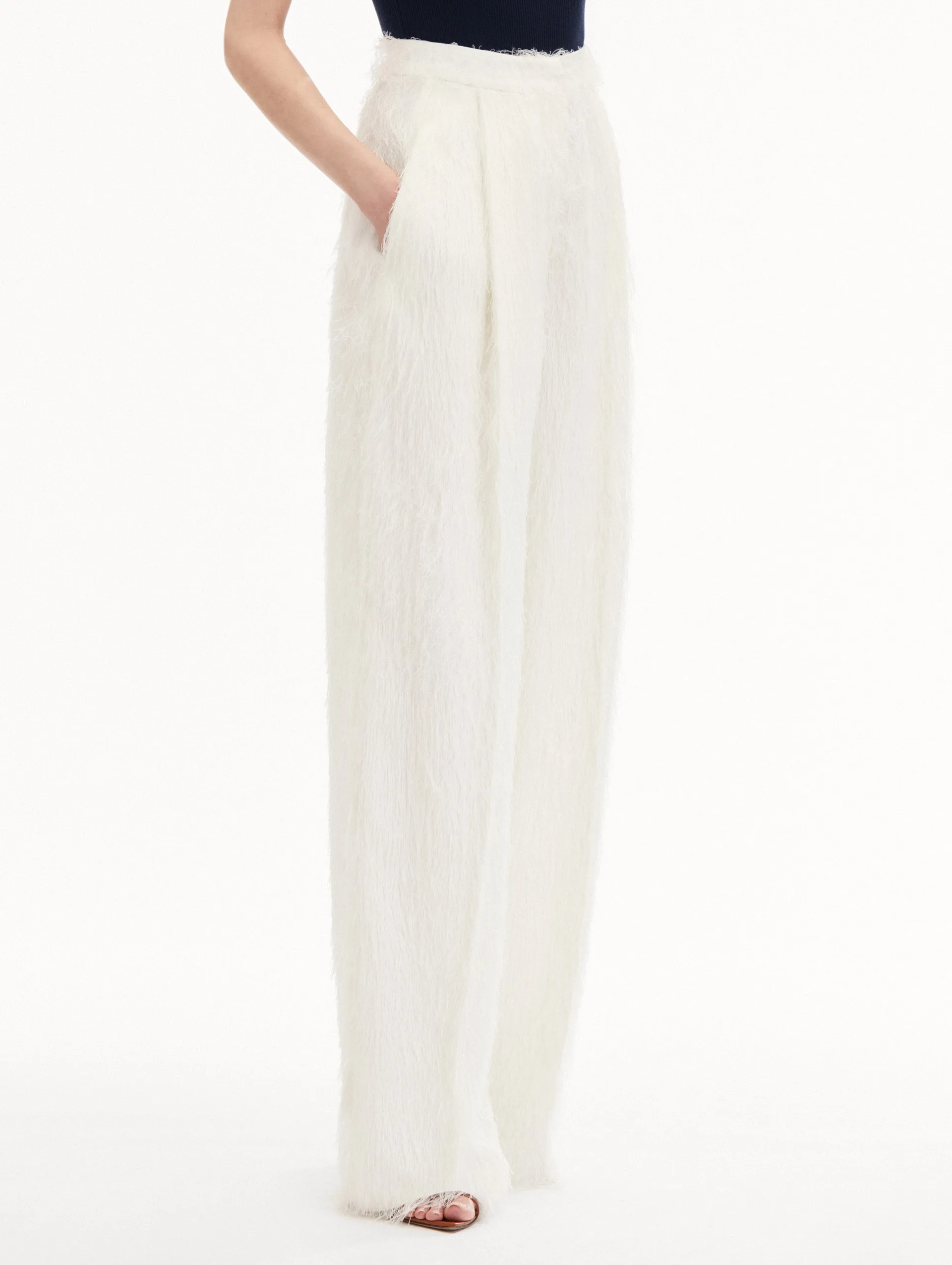 Fringe Fil Coup Wide Leg Pant