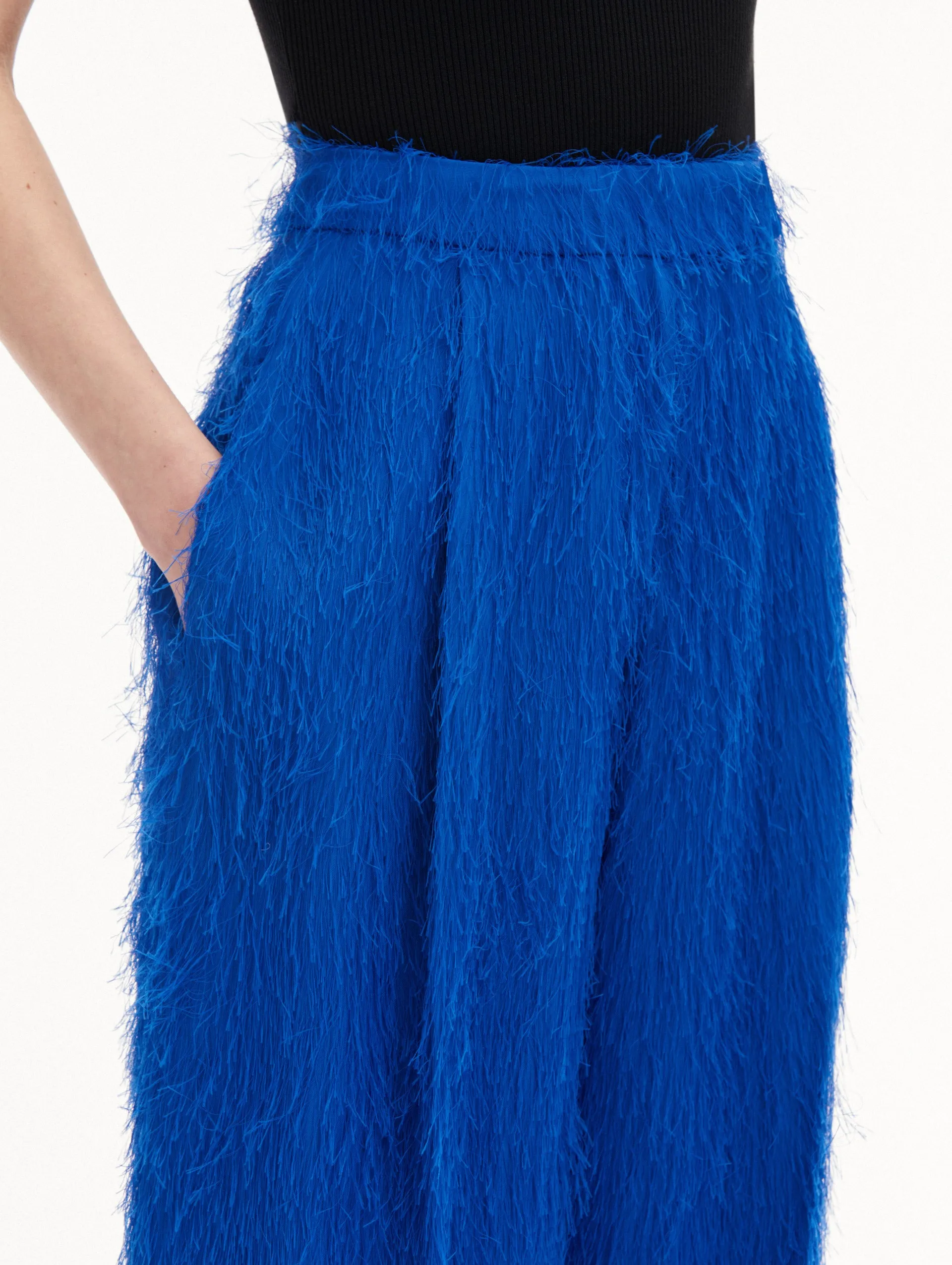 Fringe Fil Coup Wide Leg Pant