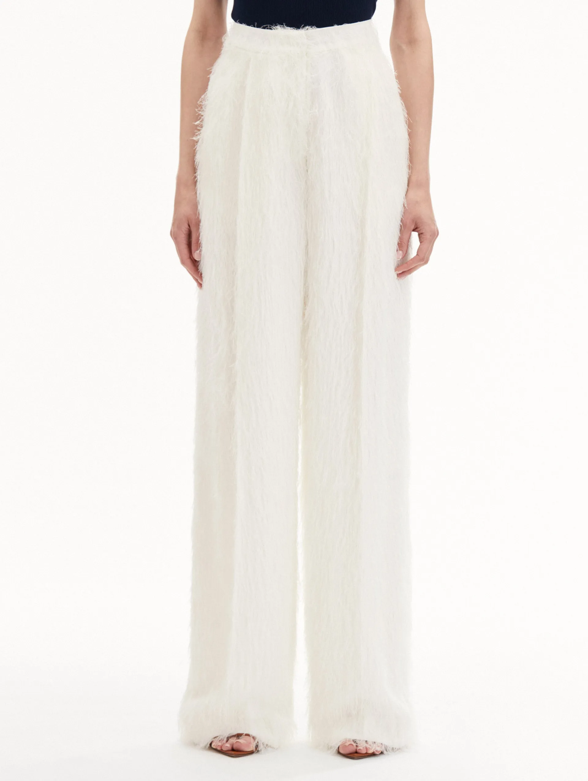 Fringe Fil Coup Wide Leg Pant