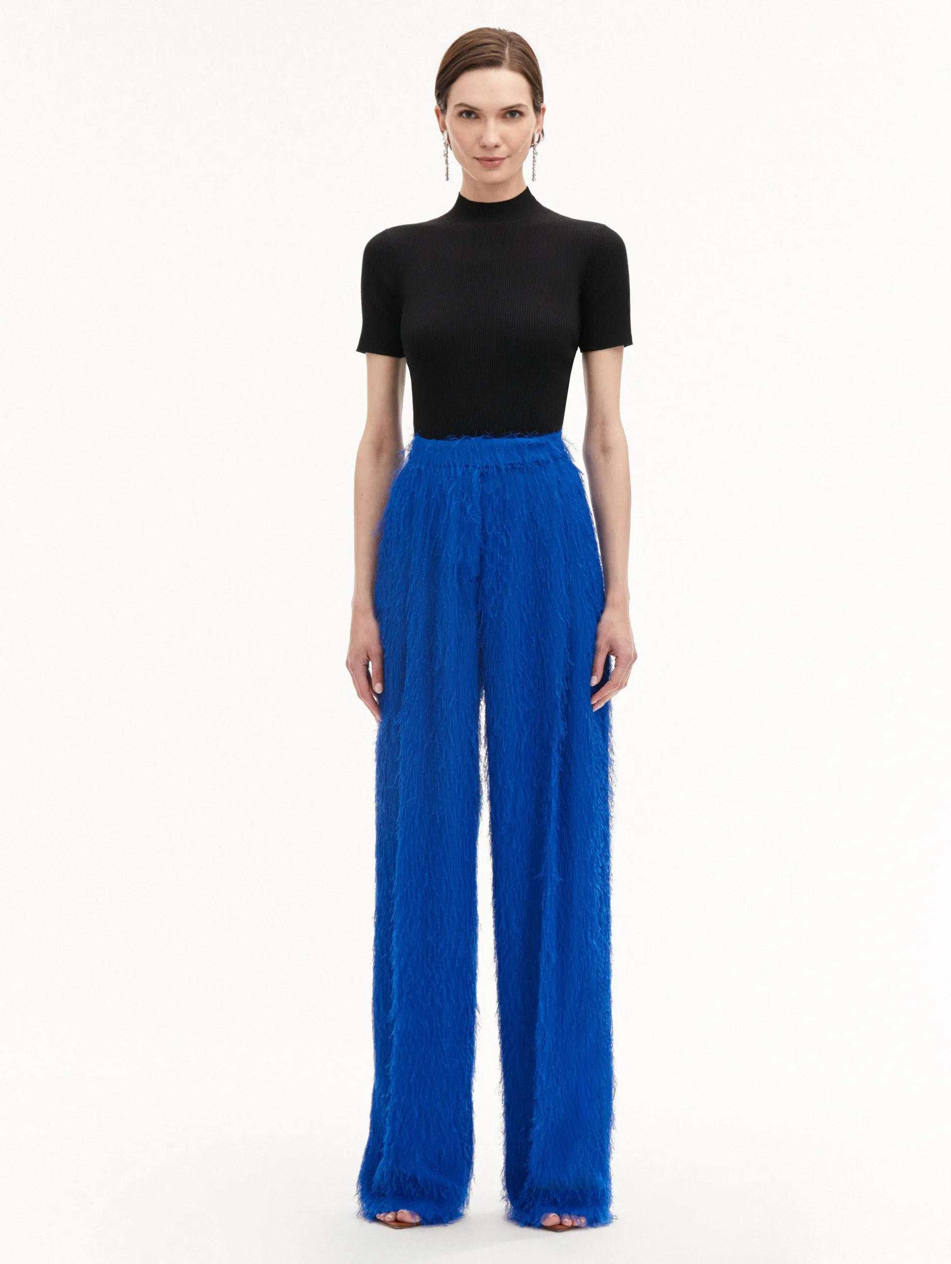 Fringe Fil Coup Wide Leg Pant