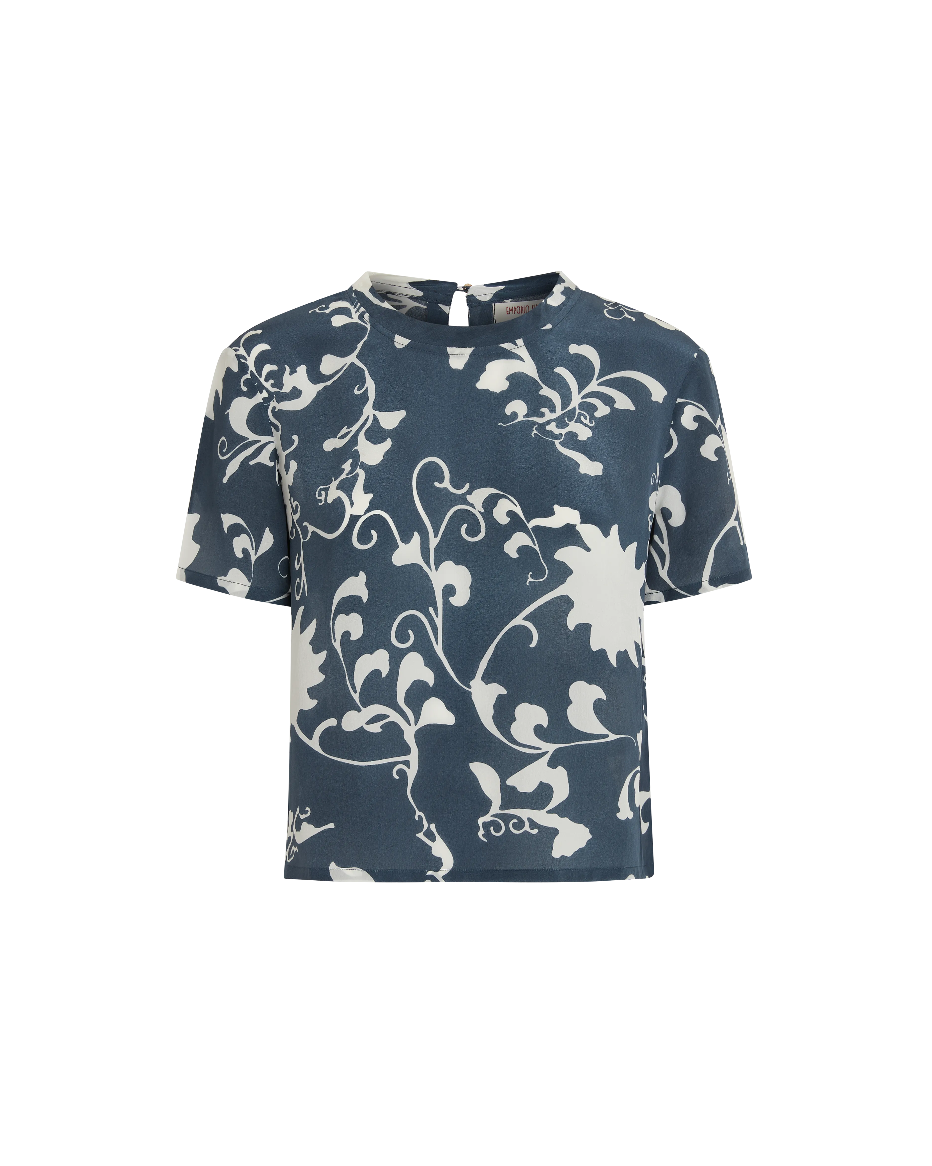 Gabrielle Top in Flower Screen Print