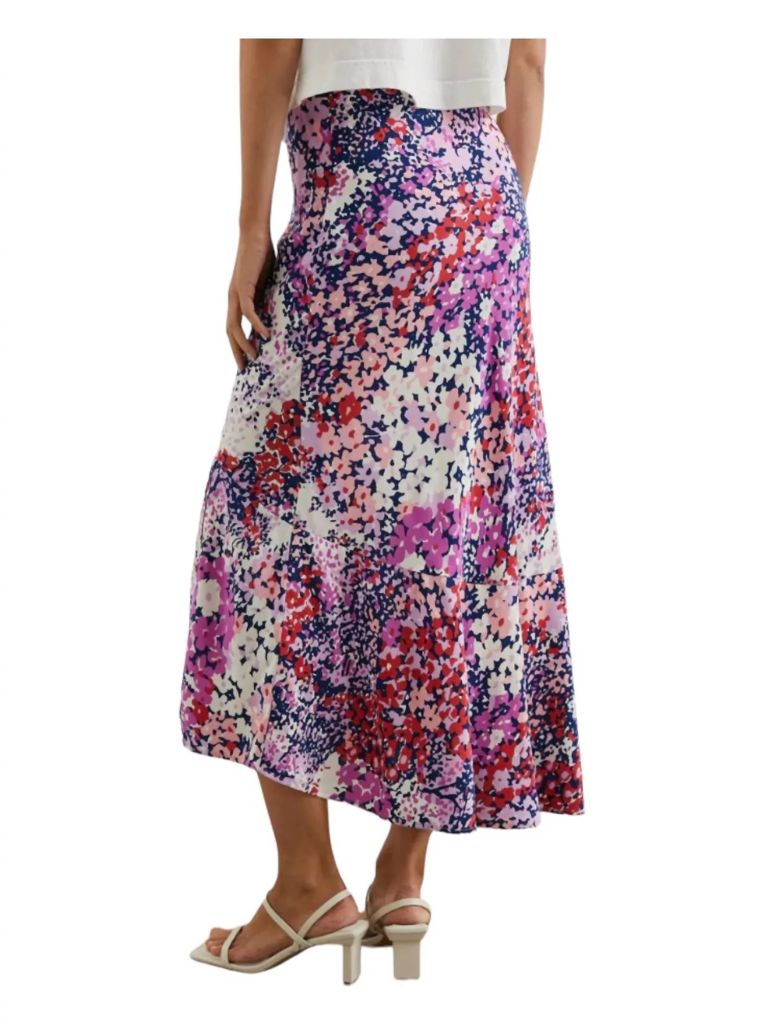 Gala Skirt In Purple Gardenia
