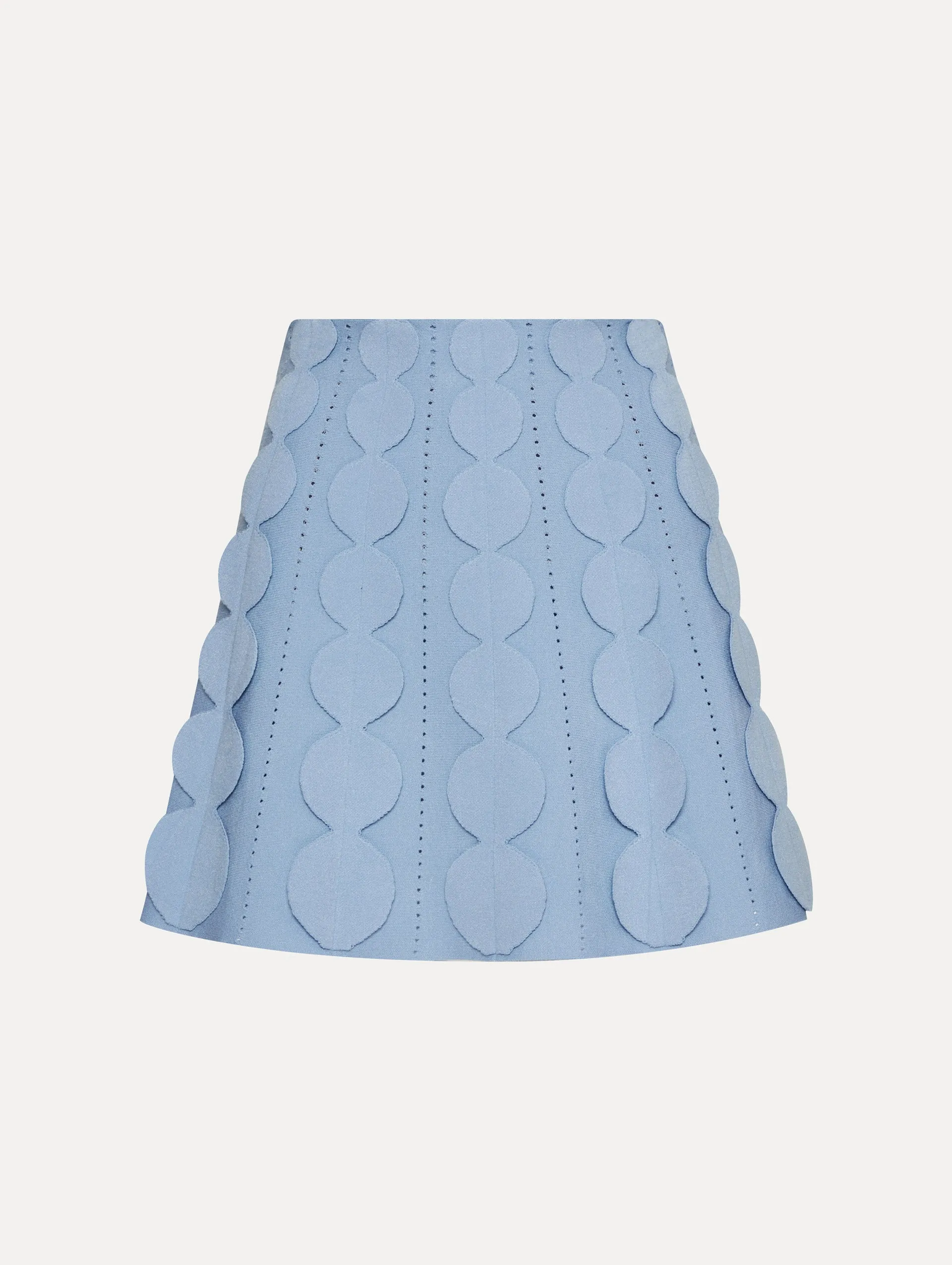 Geometric Circle Knit Skirt