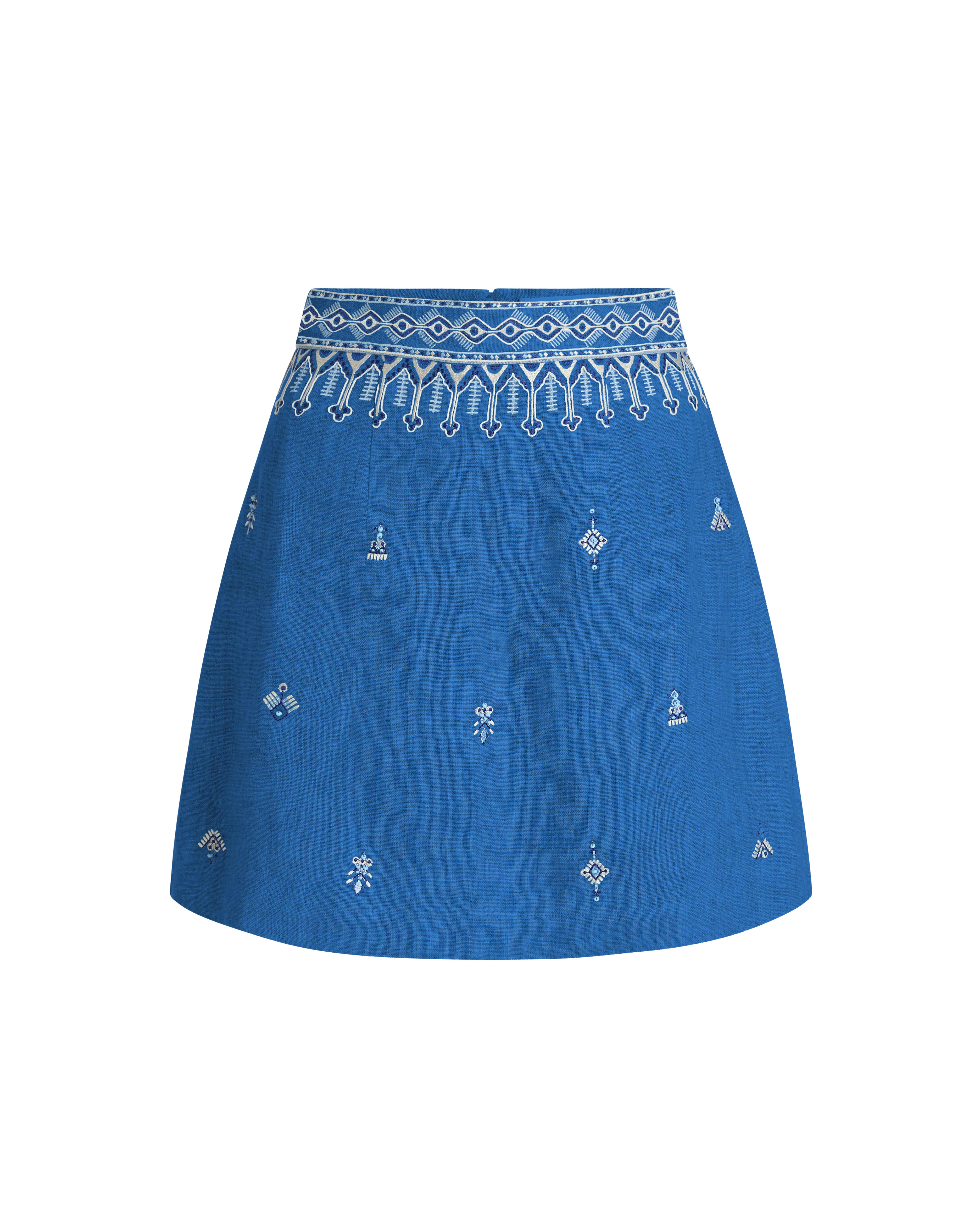 Giuliana Skirt with Astragal Embroidery