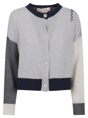 Hand-Embroidered Cashmere Cardigan