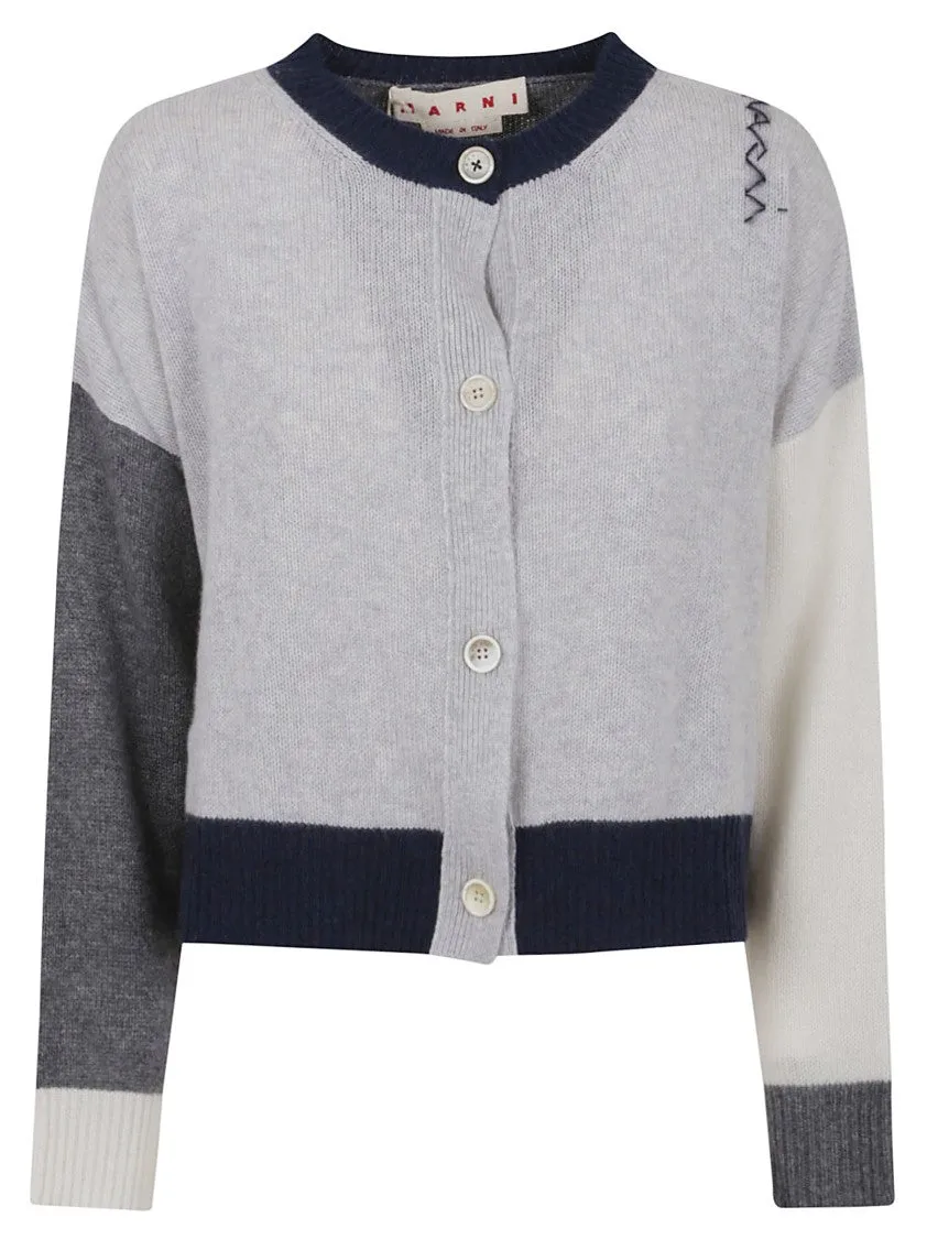 Hand-Embroidered Cashmere Cardigan