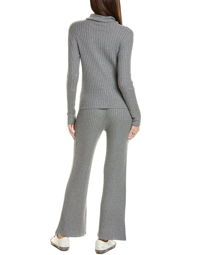 Hannah Rose Cashmere-Blend 2pc Sweater Set