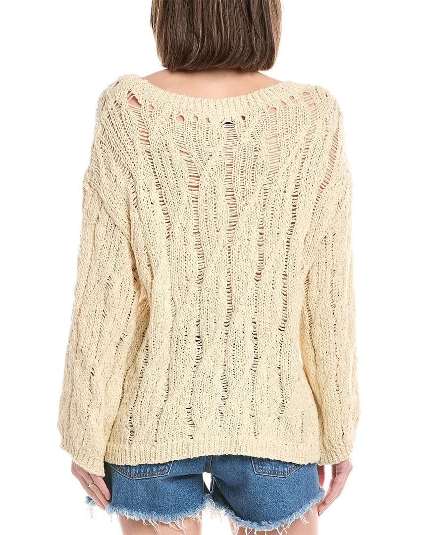 Harper Drop-Stitch Cable Sweater