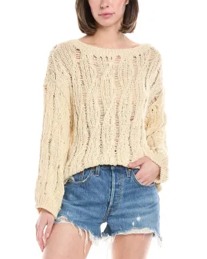 Harper Drop-Stitch Cable Sweater