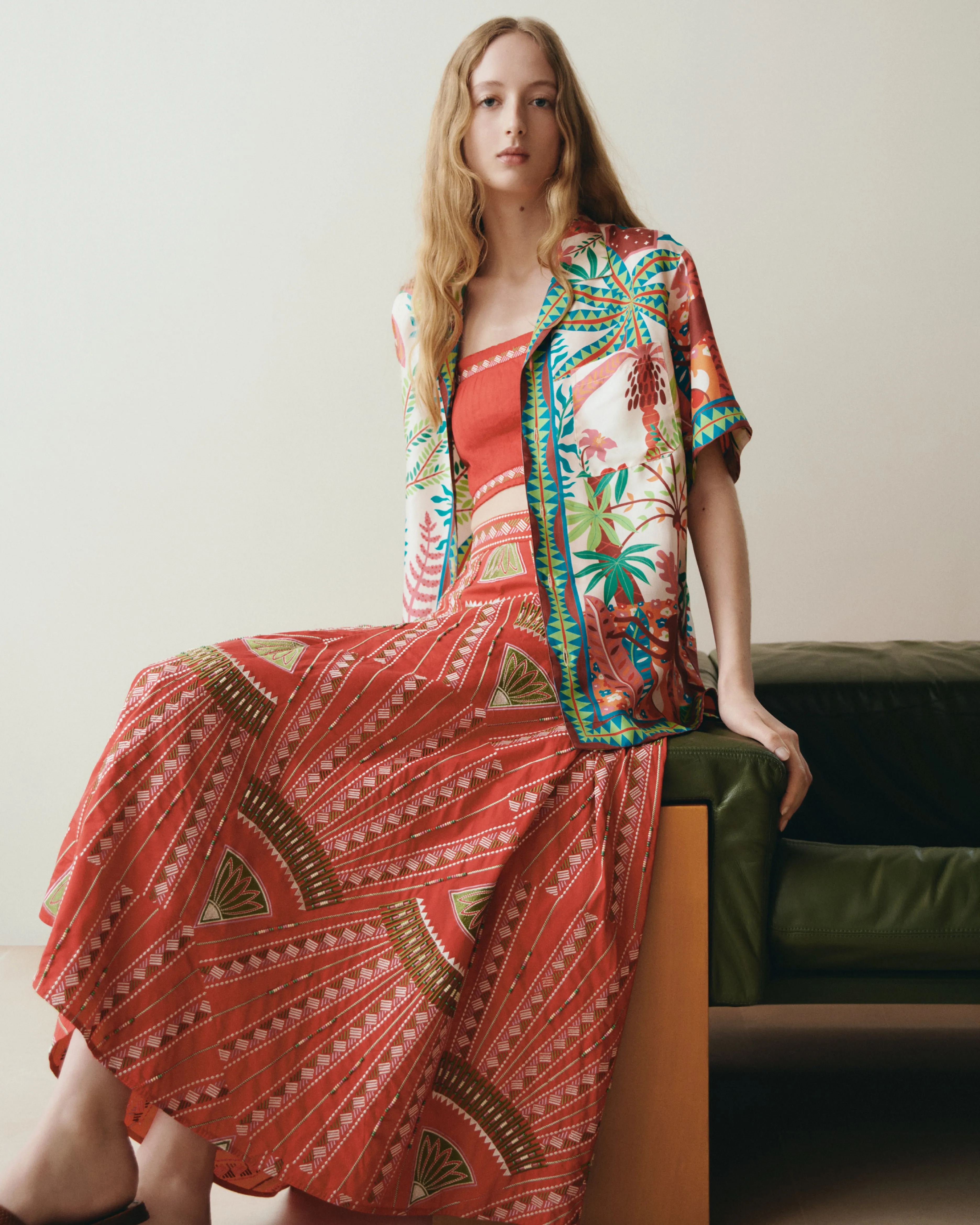 Hawaiian Shirt in Louis Barthlemy Print