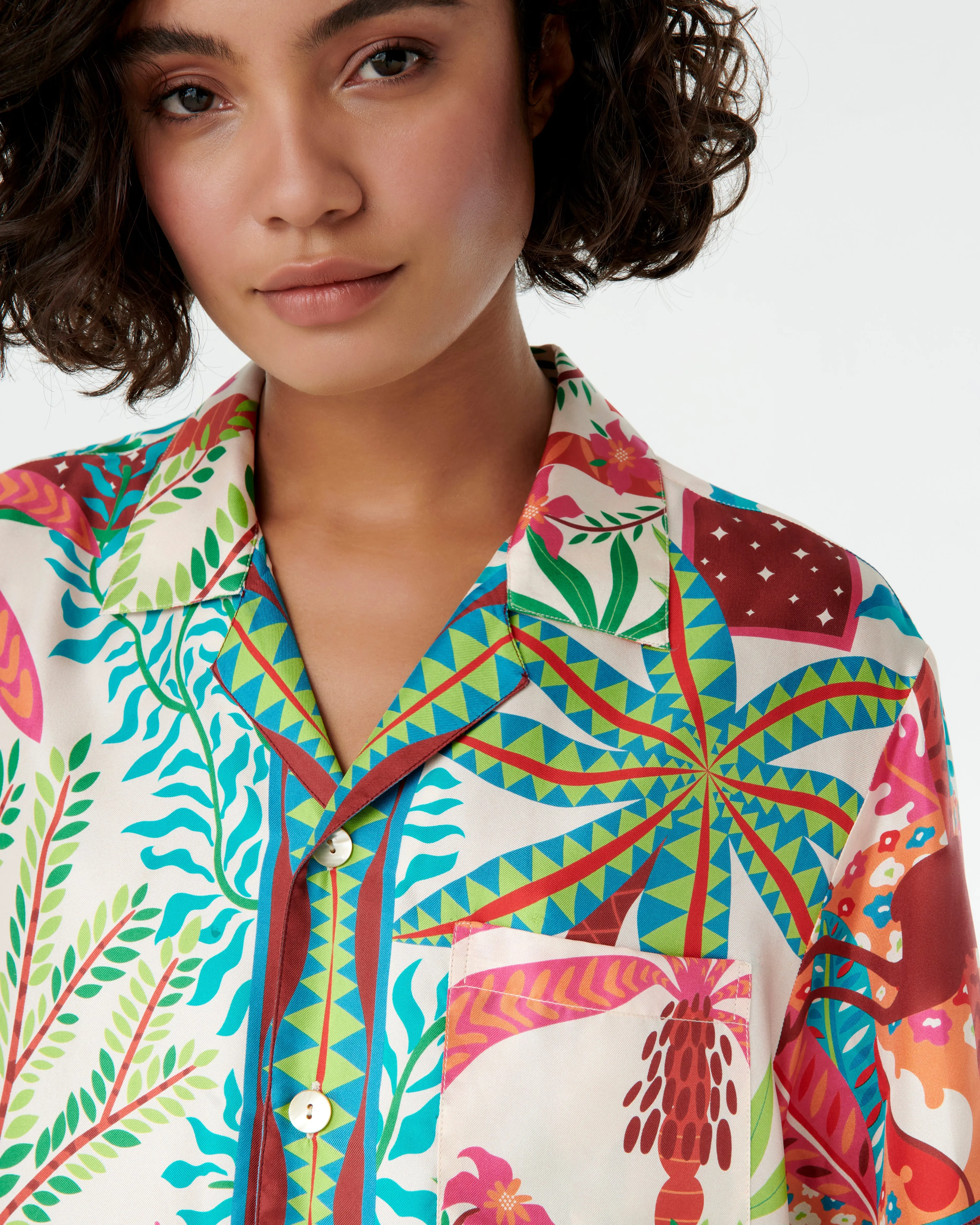 Hawaiian Shirt in Louis Barthlemy Print