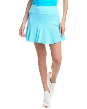 IBKUL Mini Check Print Flounce Skort