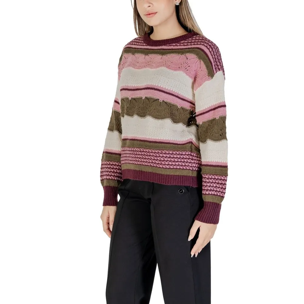 ICHI multi Polyester Polyester Women's Sweater
