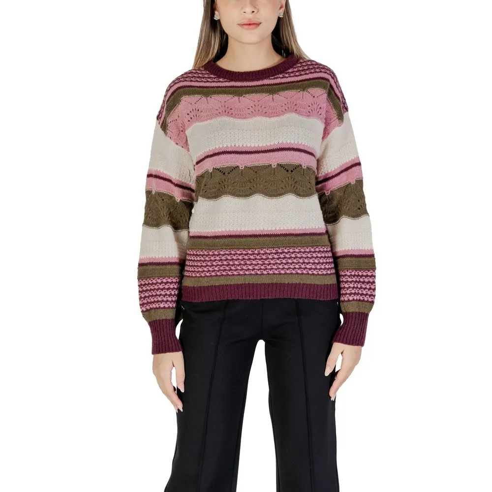 ICHI multi Polyester Polyester Women's Sweater