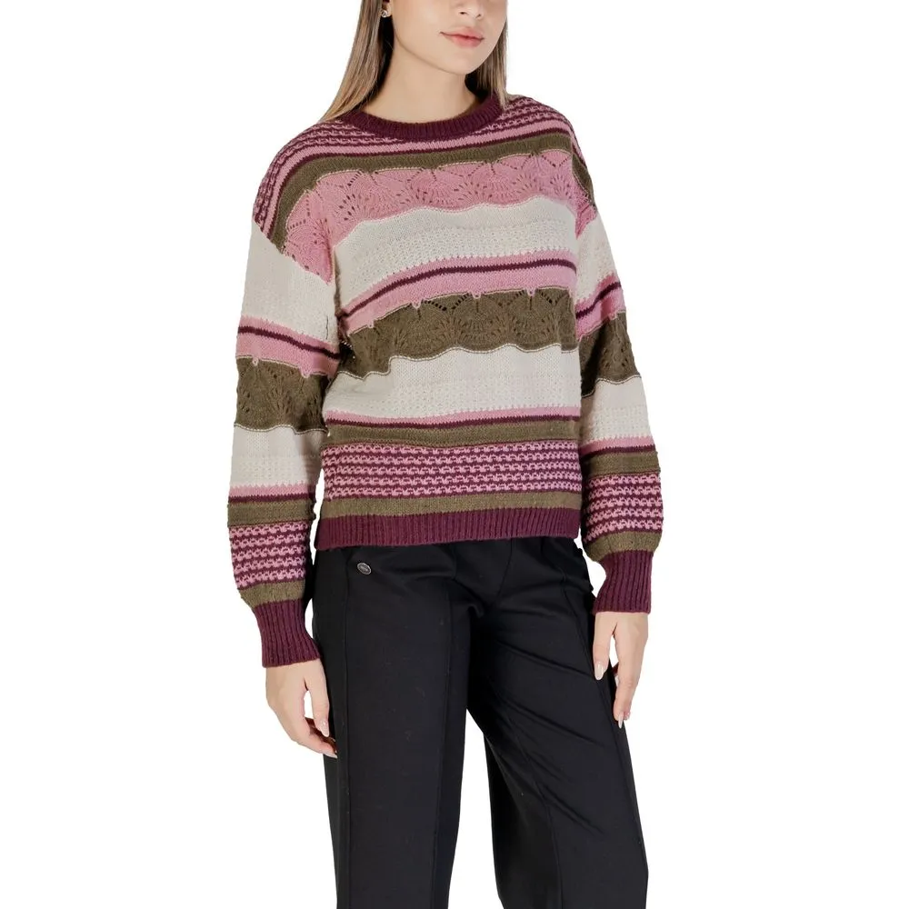 ICHI multi Polyester Polyester Women's Sweater
