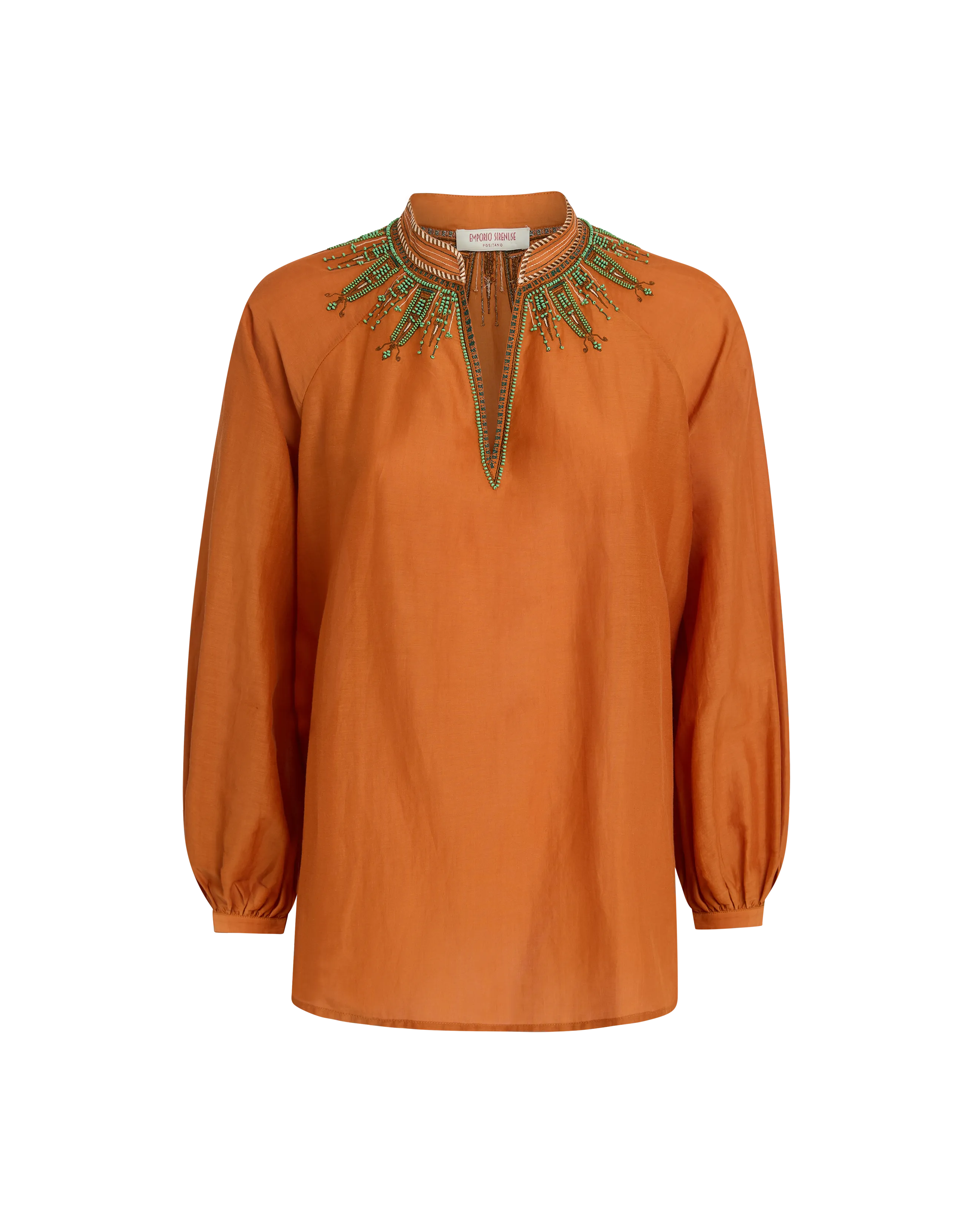 Ilizia Blouse with Backgammon Embroidery