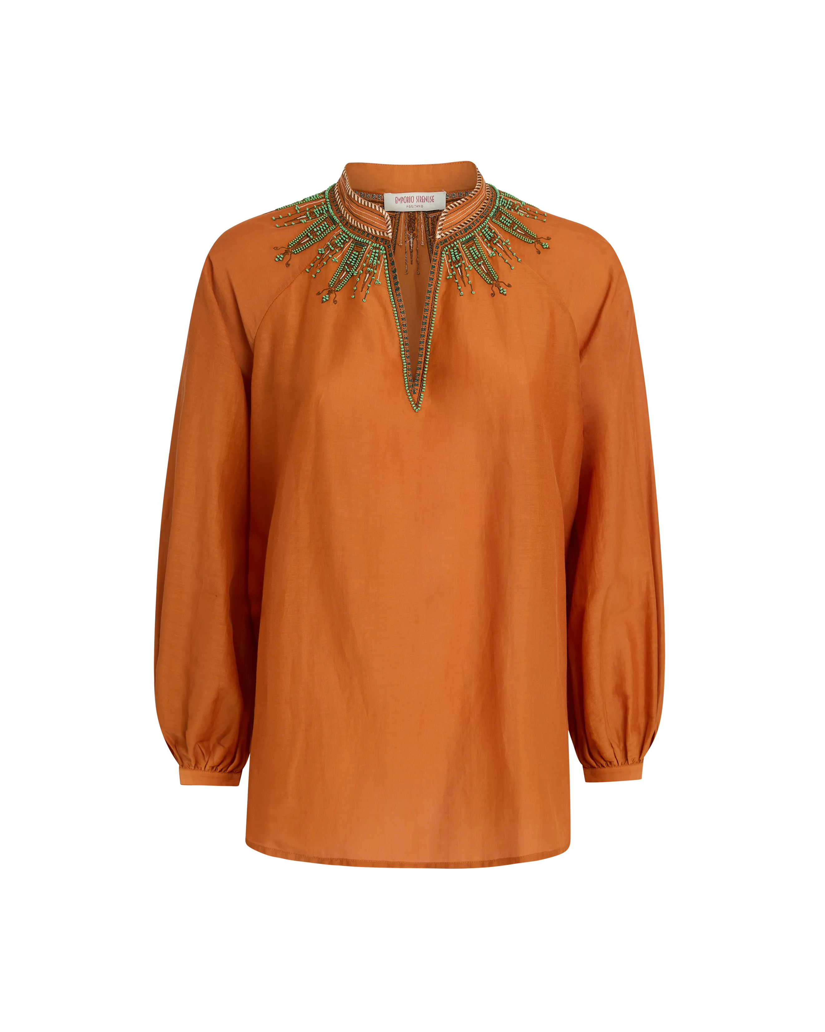 Ilizia Blouse with Backgammon Embroidery