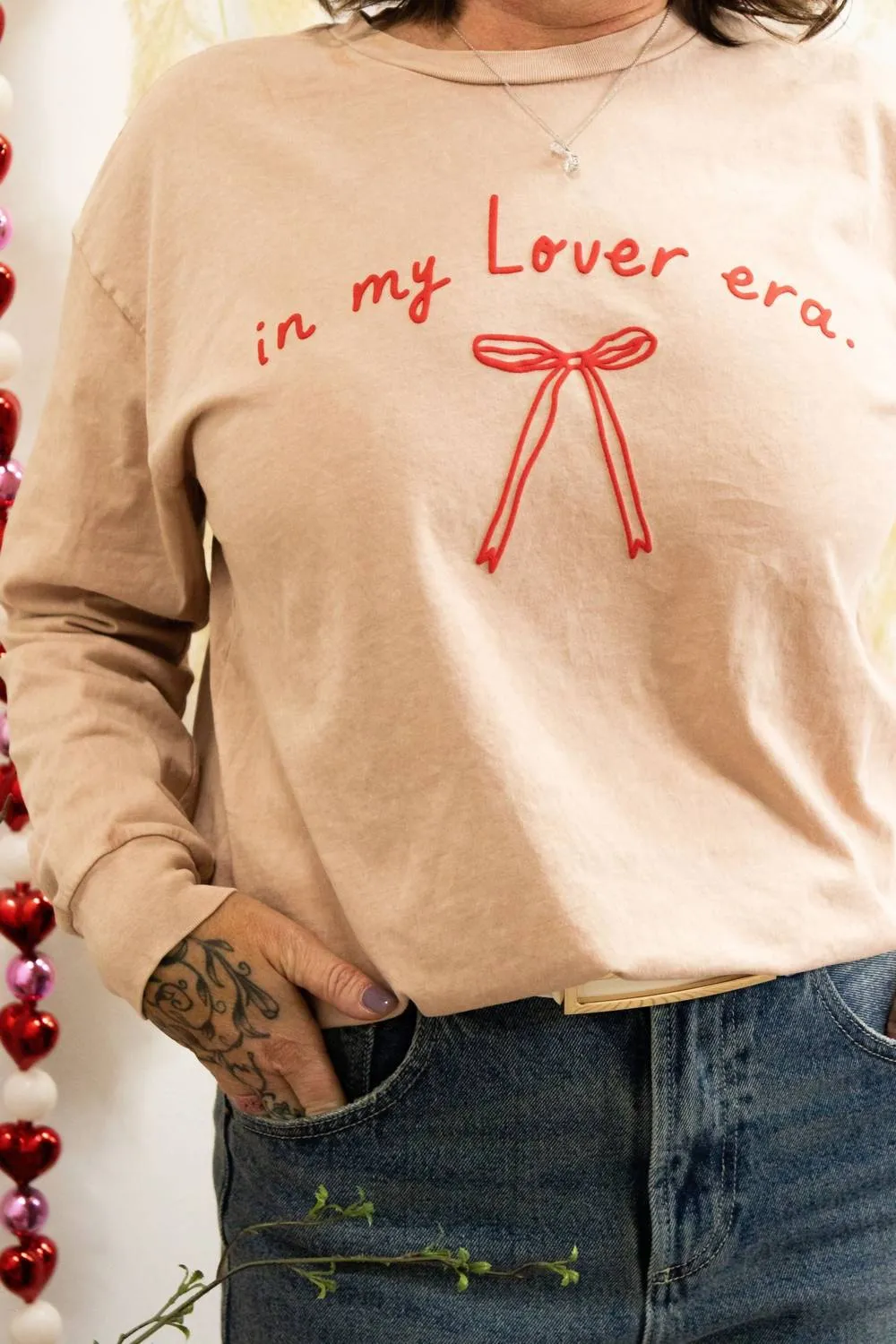 In My Lover Era Sweatshirt In Gold