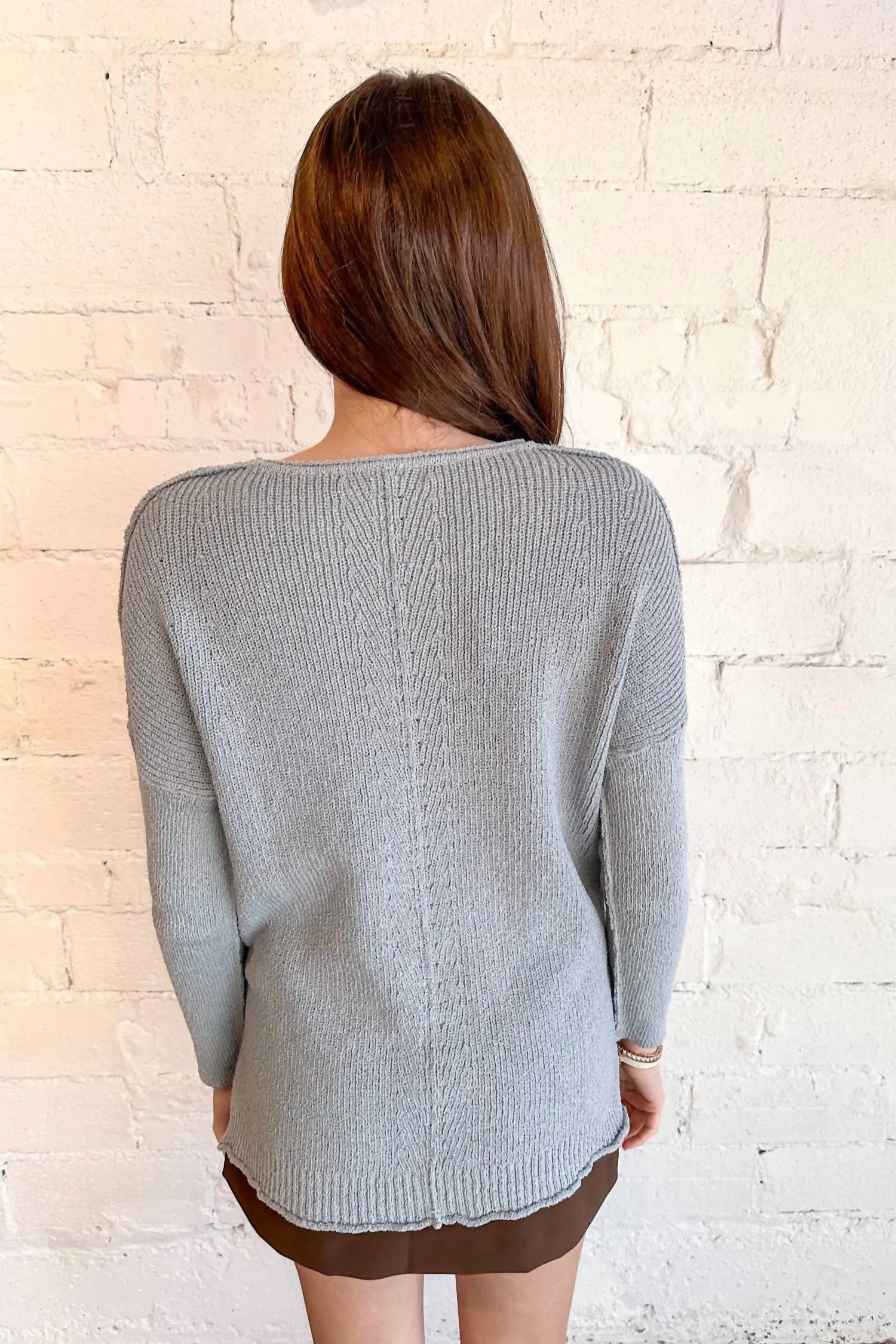 In Too Deep Sweater In Denim
