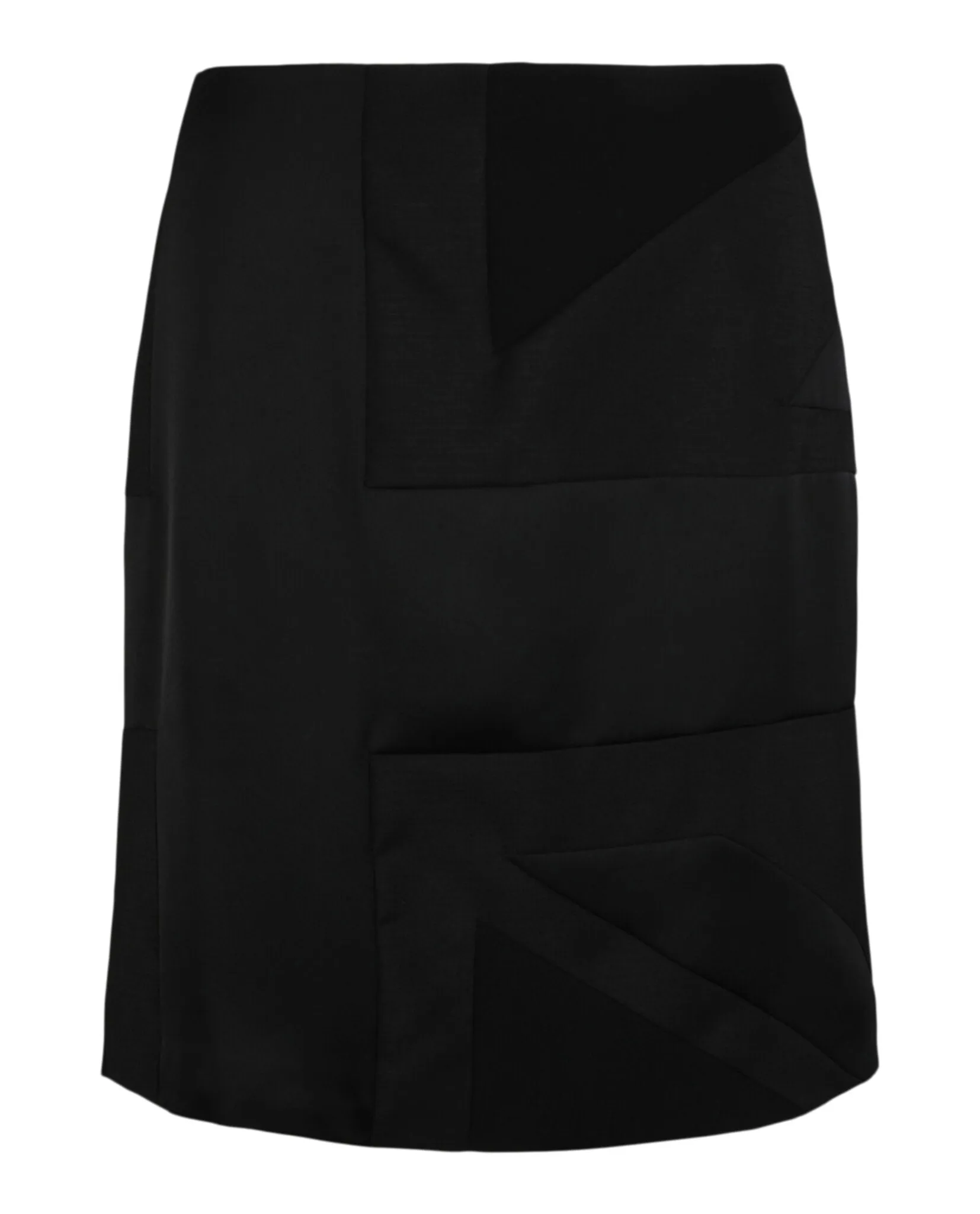 Intarsia Draped Skirt