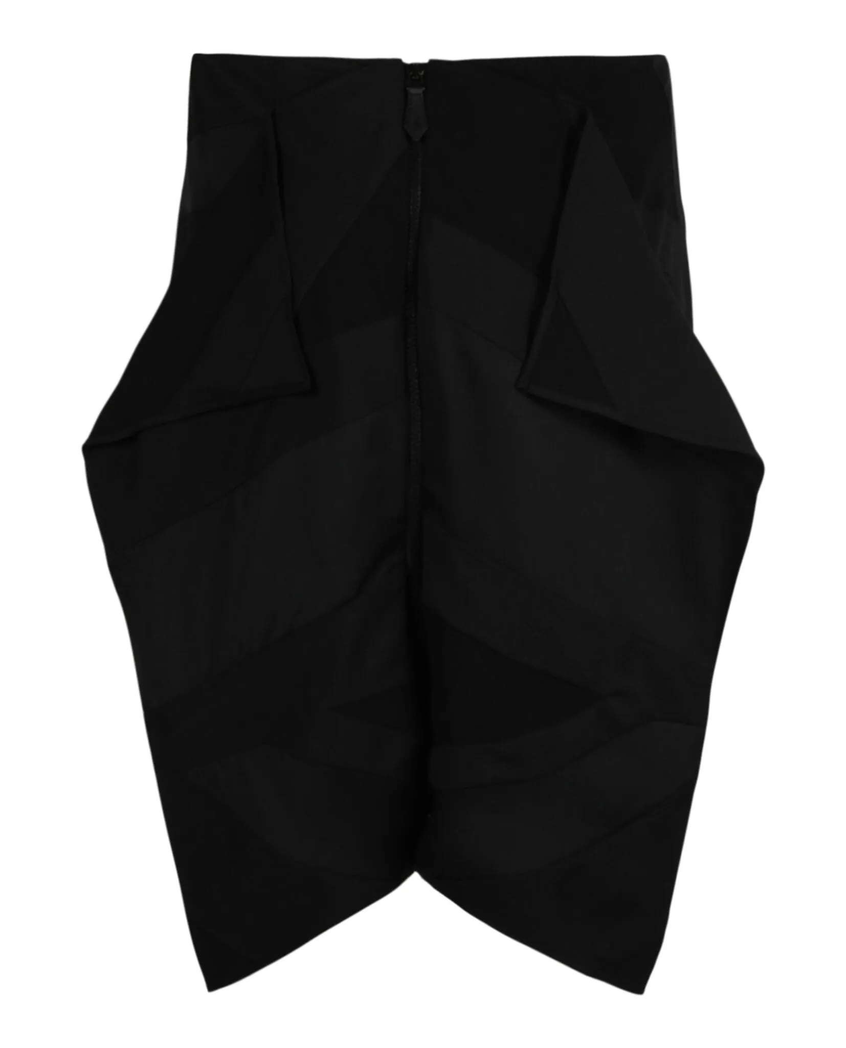 Intarsia Draped Skirt