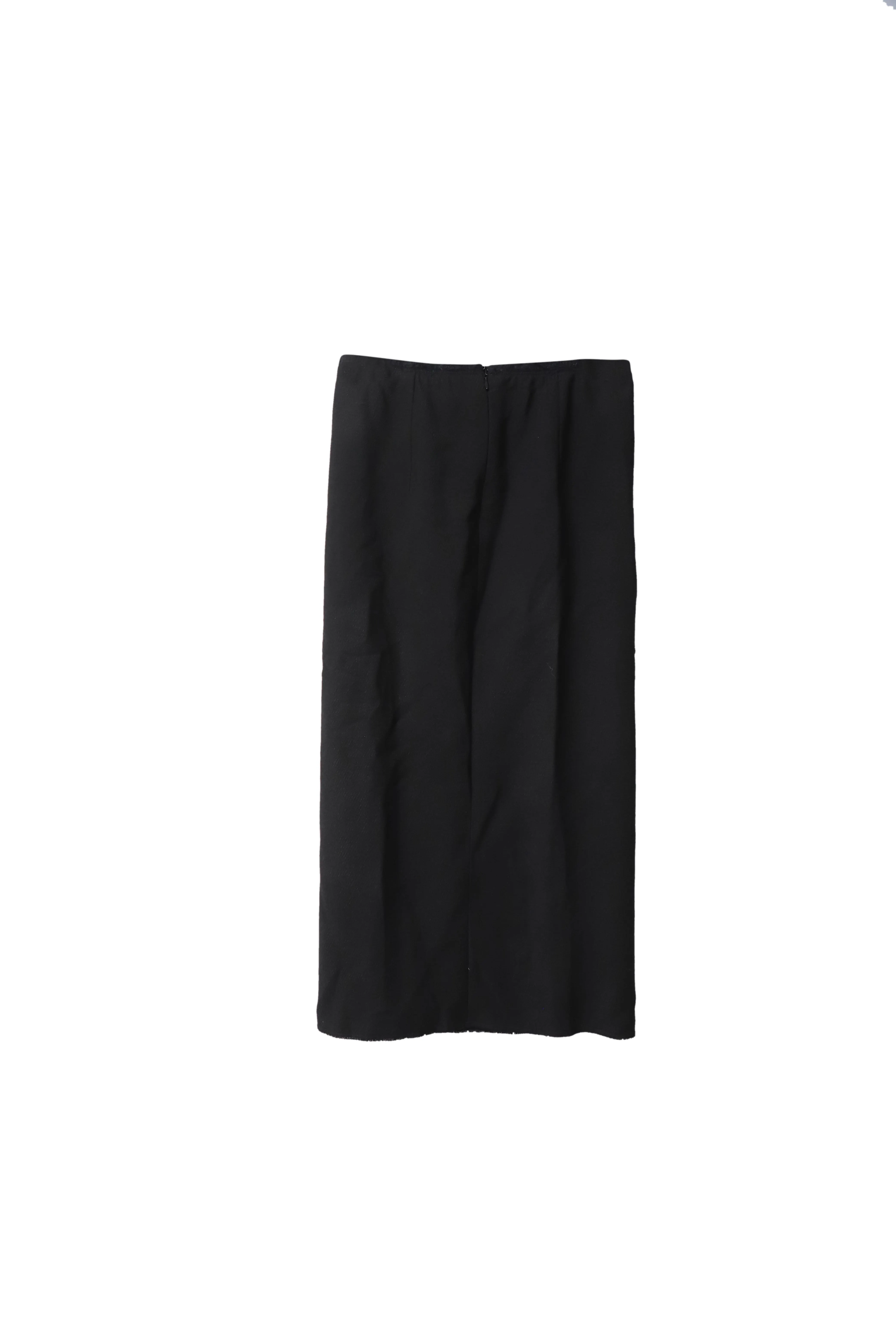 Isabel Marant Pencil Skirt in Black Lana Virgin Wool