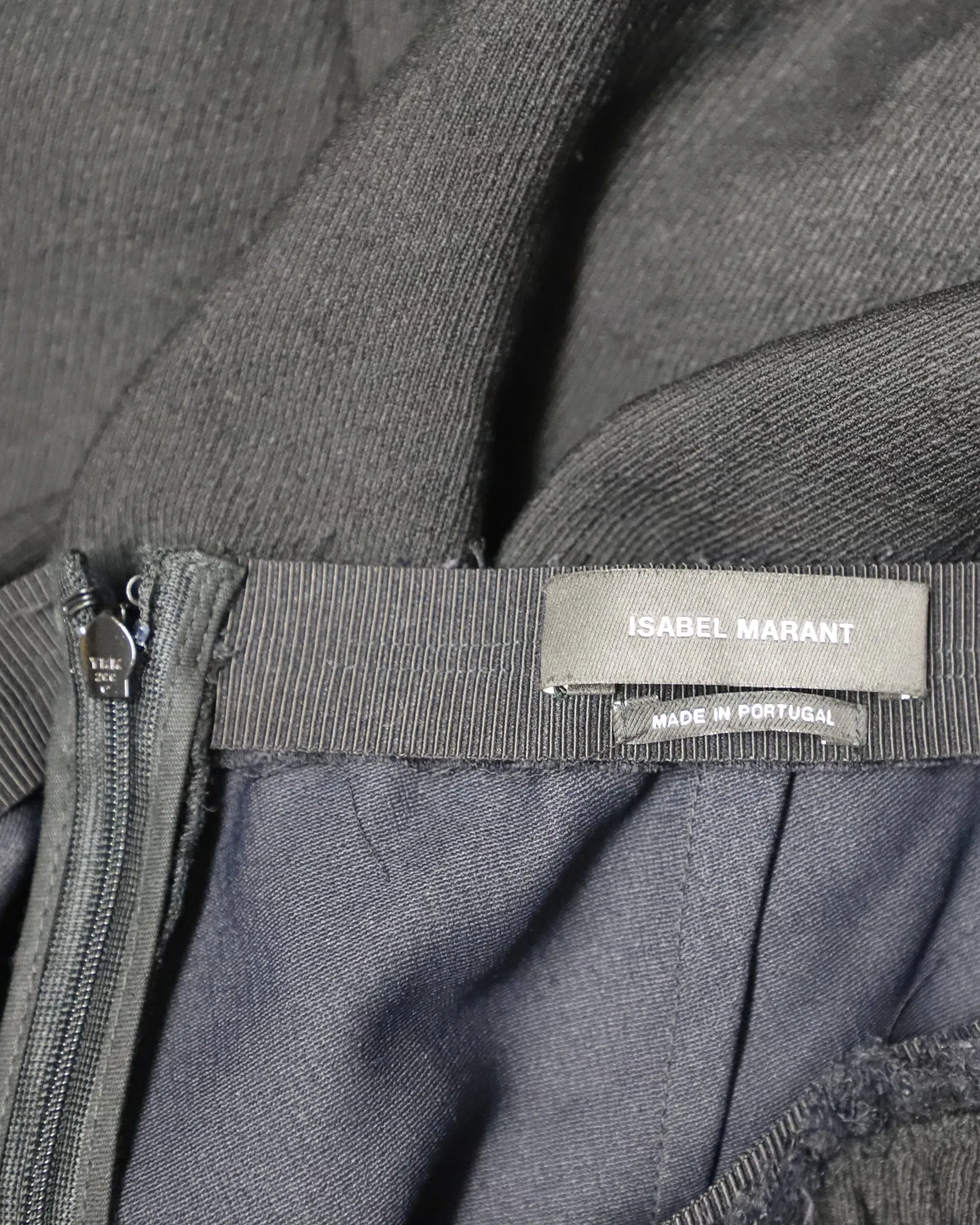 Isabel Marant Pencil Skirt in Black Lana Virgin Wool