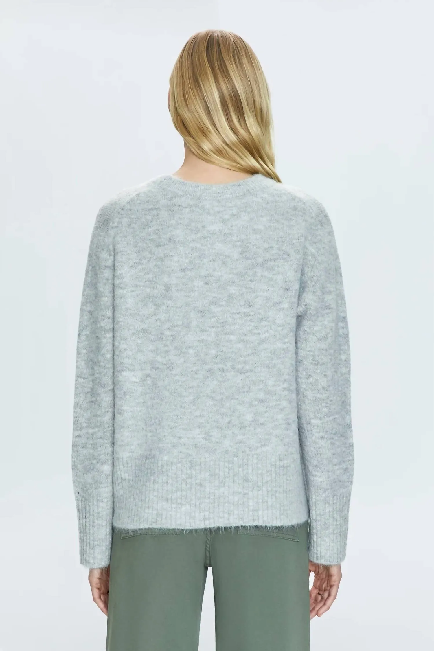 Ivy Sweater In Soft Grey